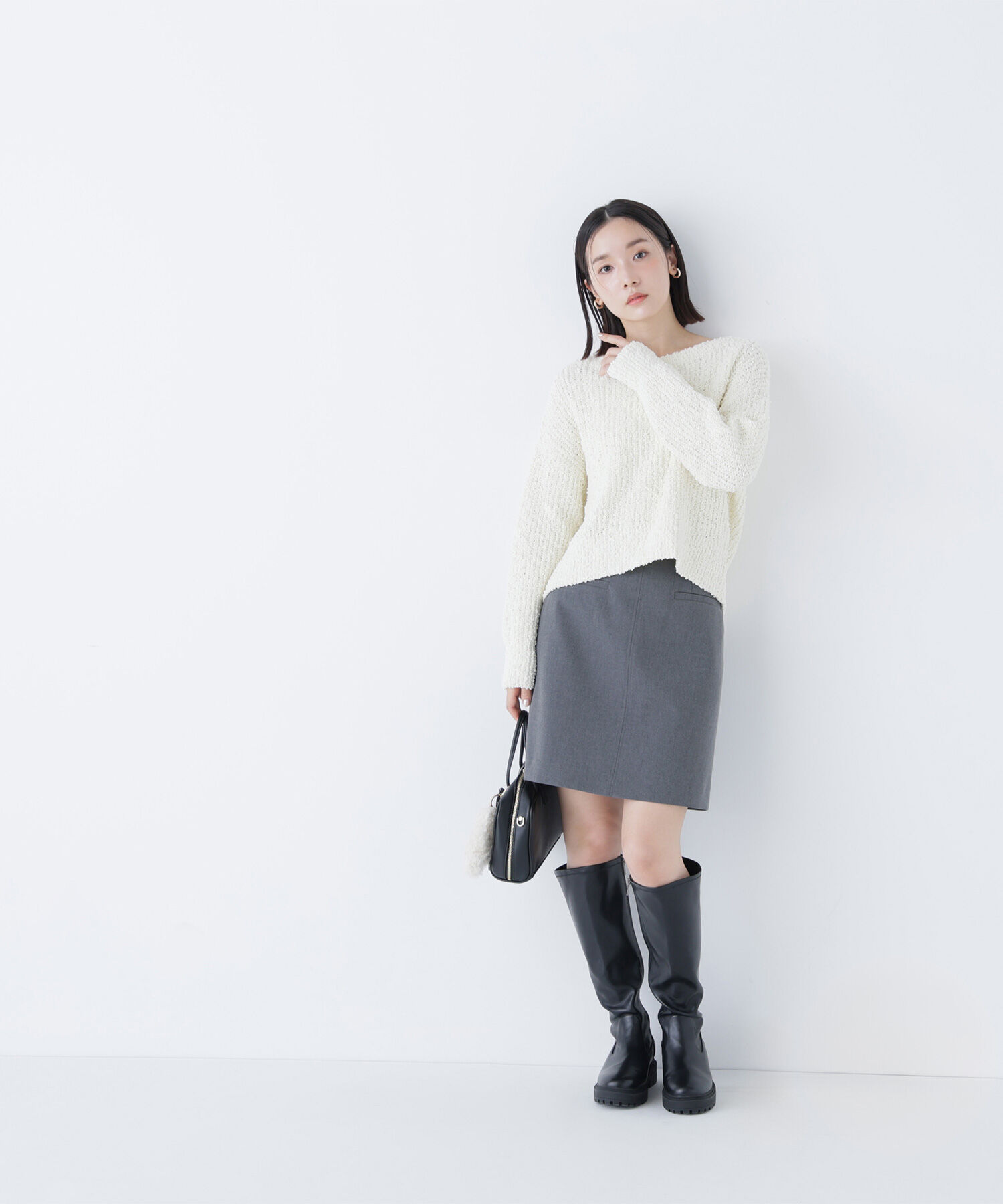  「ネップオーバーニット」|ニット・セーター|