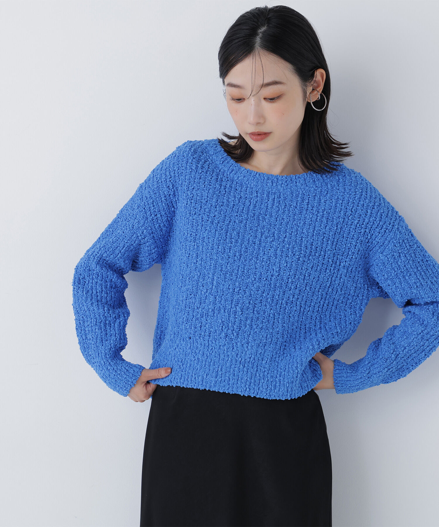  「ネップオーバーニット」|ニット・セーター|