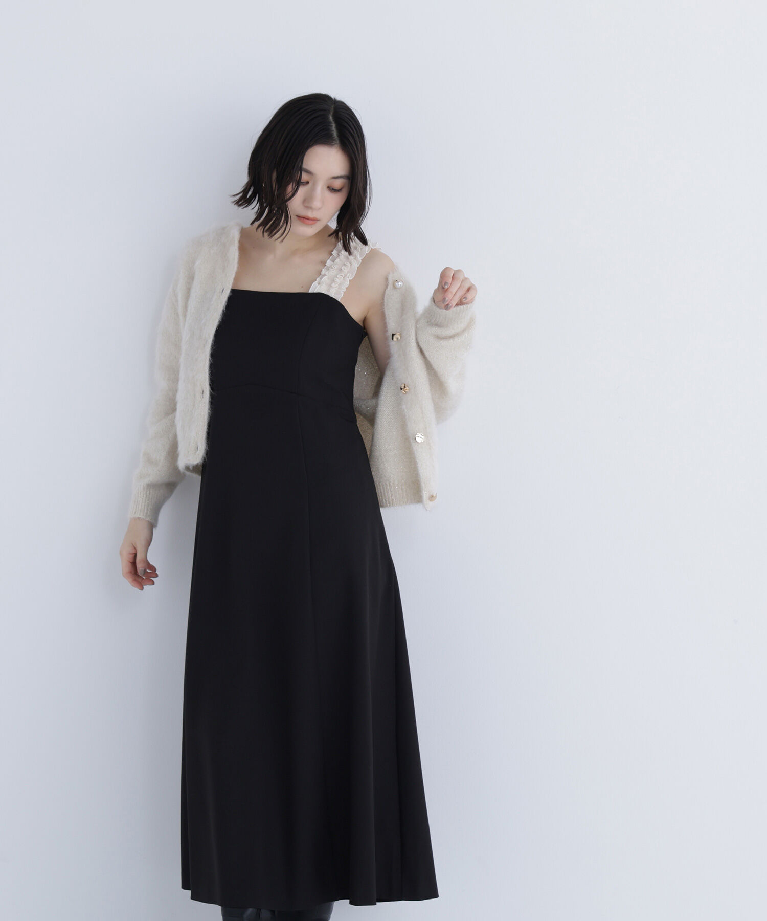  「フリルショルダージャンスカ」|ワンピース|