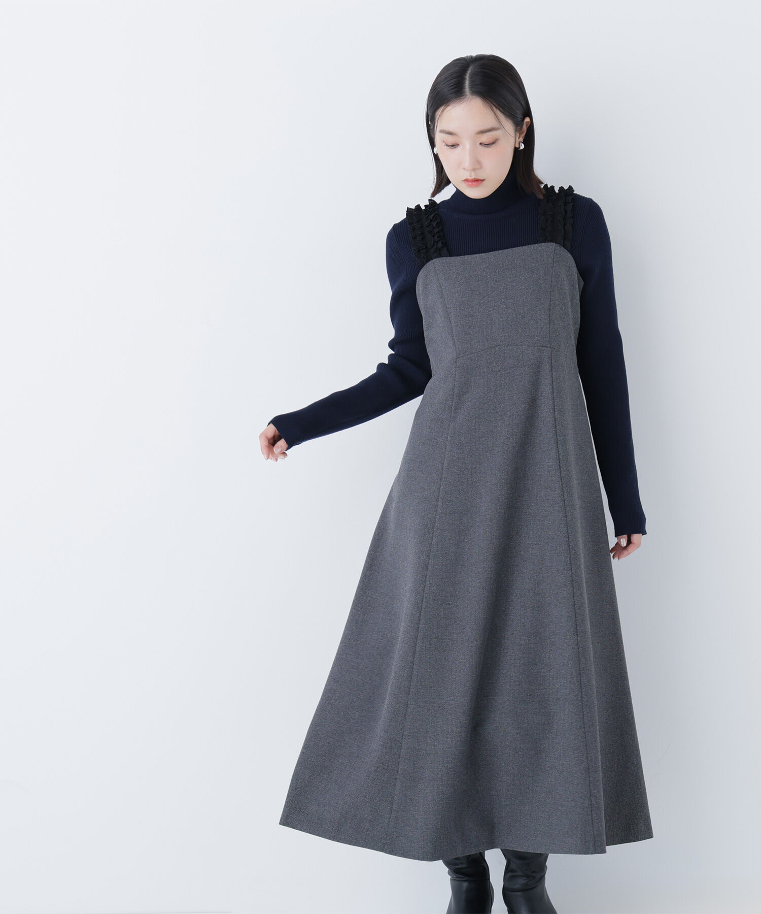  「フリルショルダージャンスカ」|ワンピース|