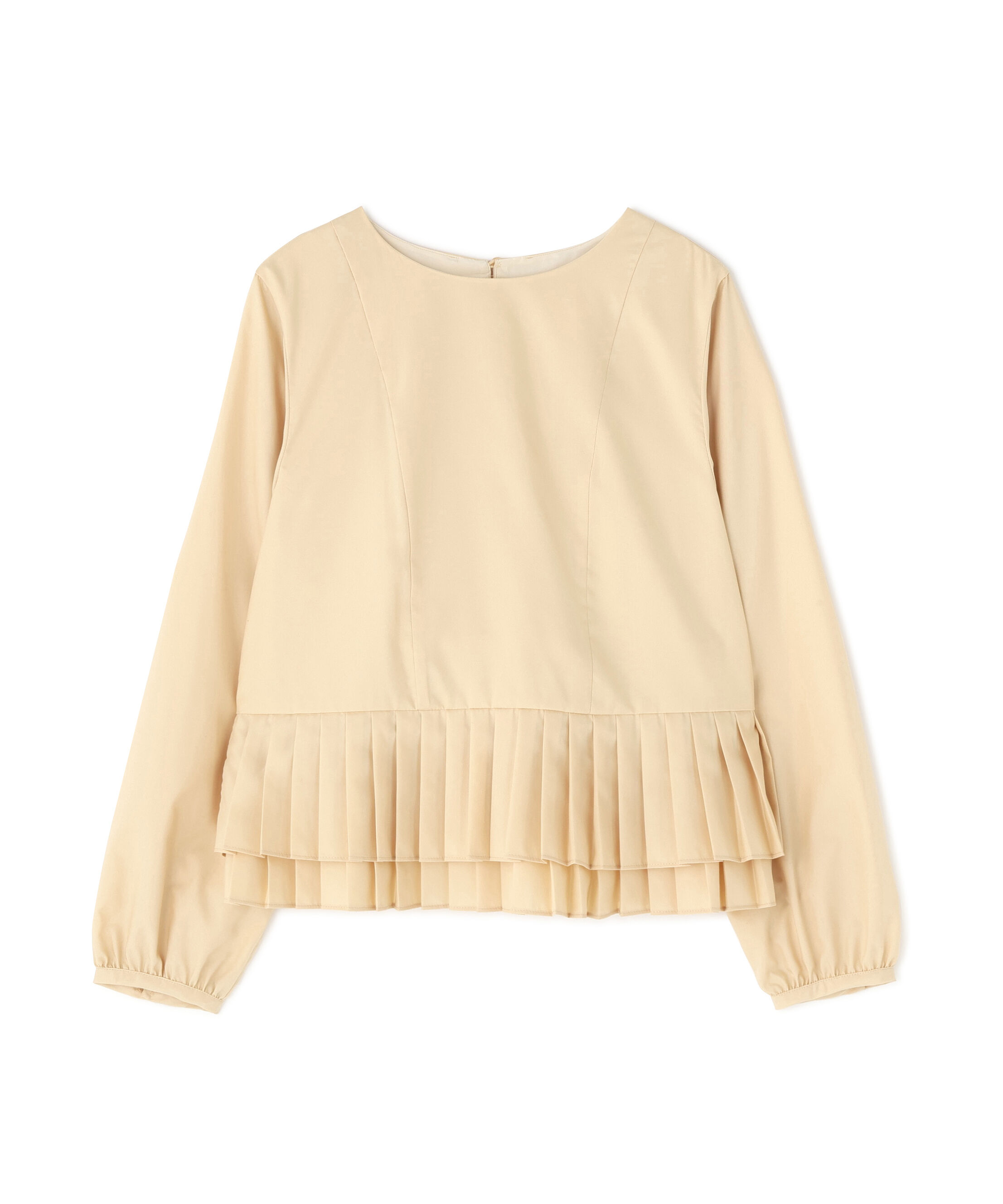  「プリーツヘムブラウス」|シャツ・ブラウス|