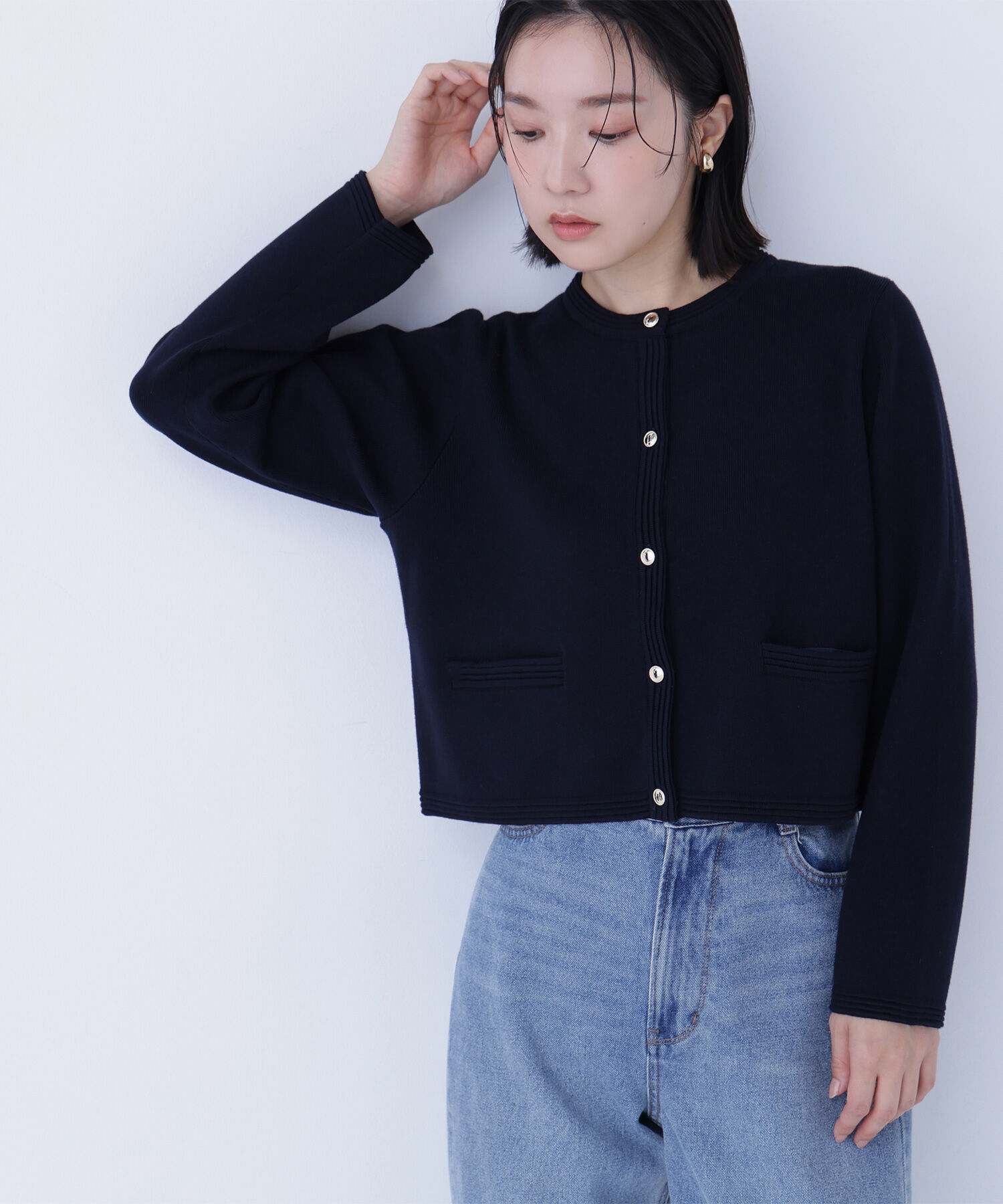  「シルクブレンドカーディガン」|ニット・セーター|