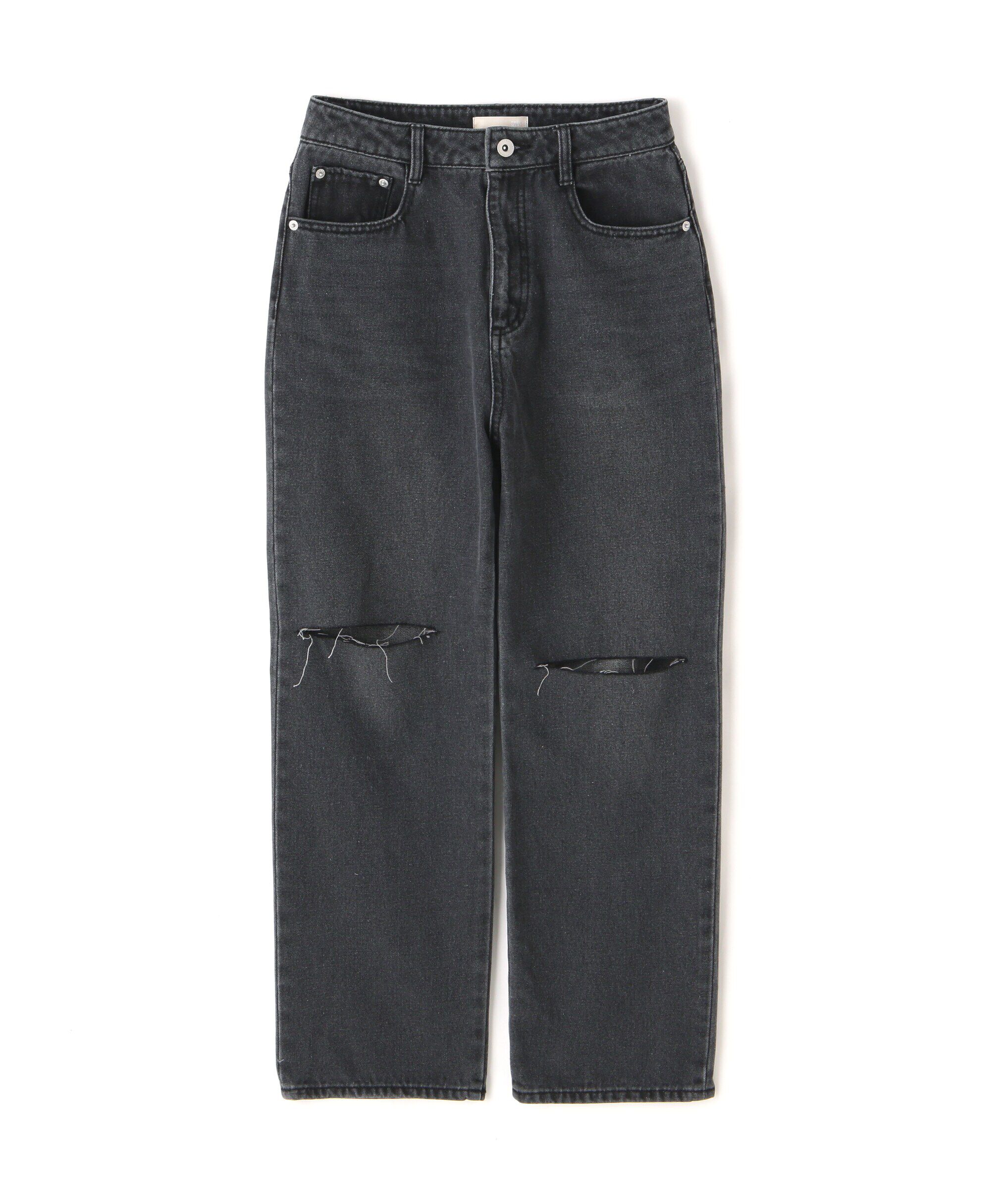  「[低身長サイズ/Sシリーズ]ニーカットストレートデニムパンツ」|その他|