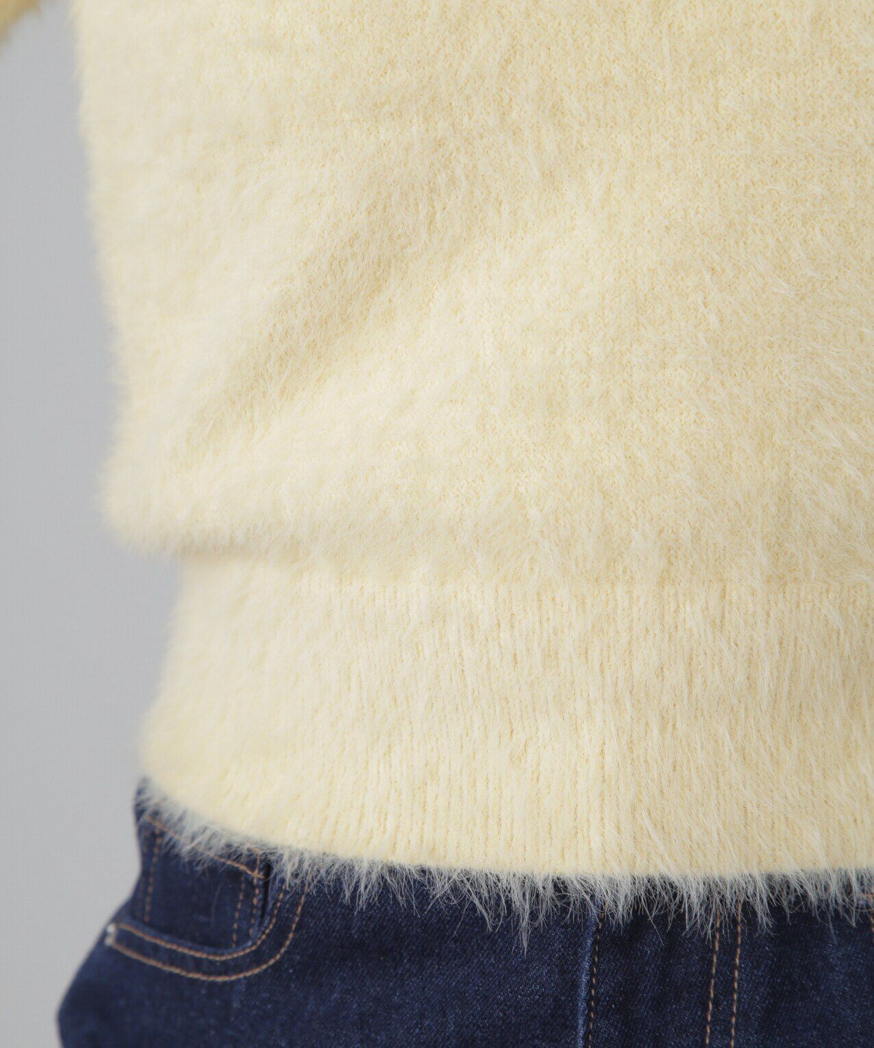  「シャギー半袖ニット」|ニット・セーター|