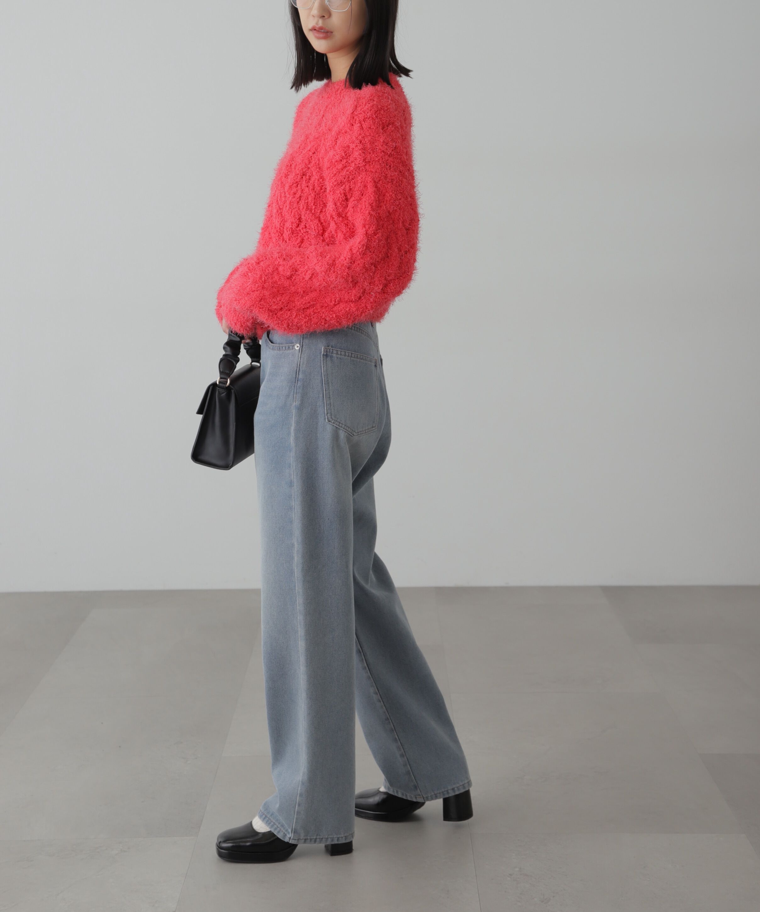  「シャギーケーブルニット」|ニット・セーター|