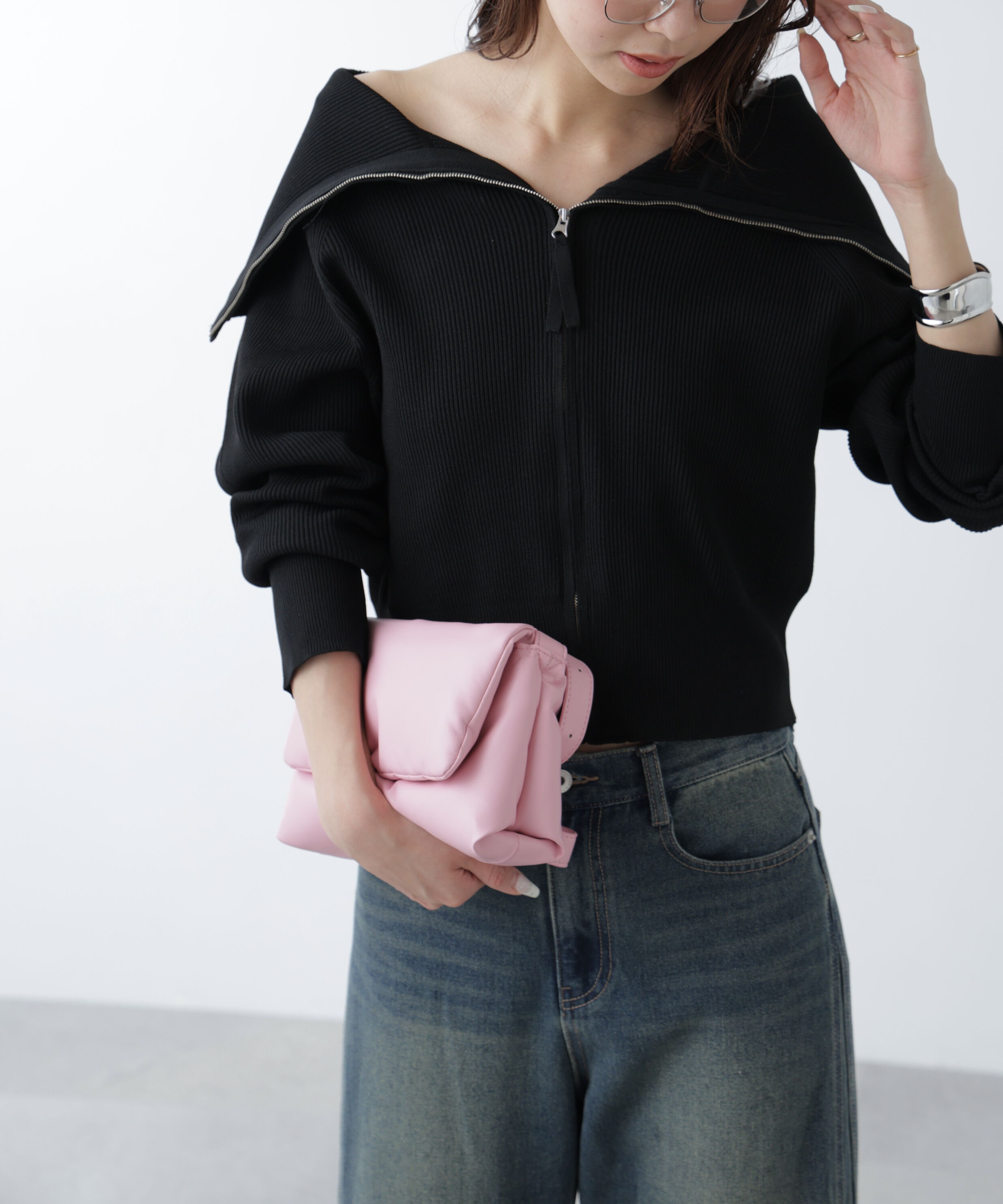  「セーラージップカーディガン」|ニット・セーター|