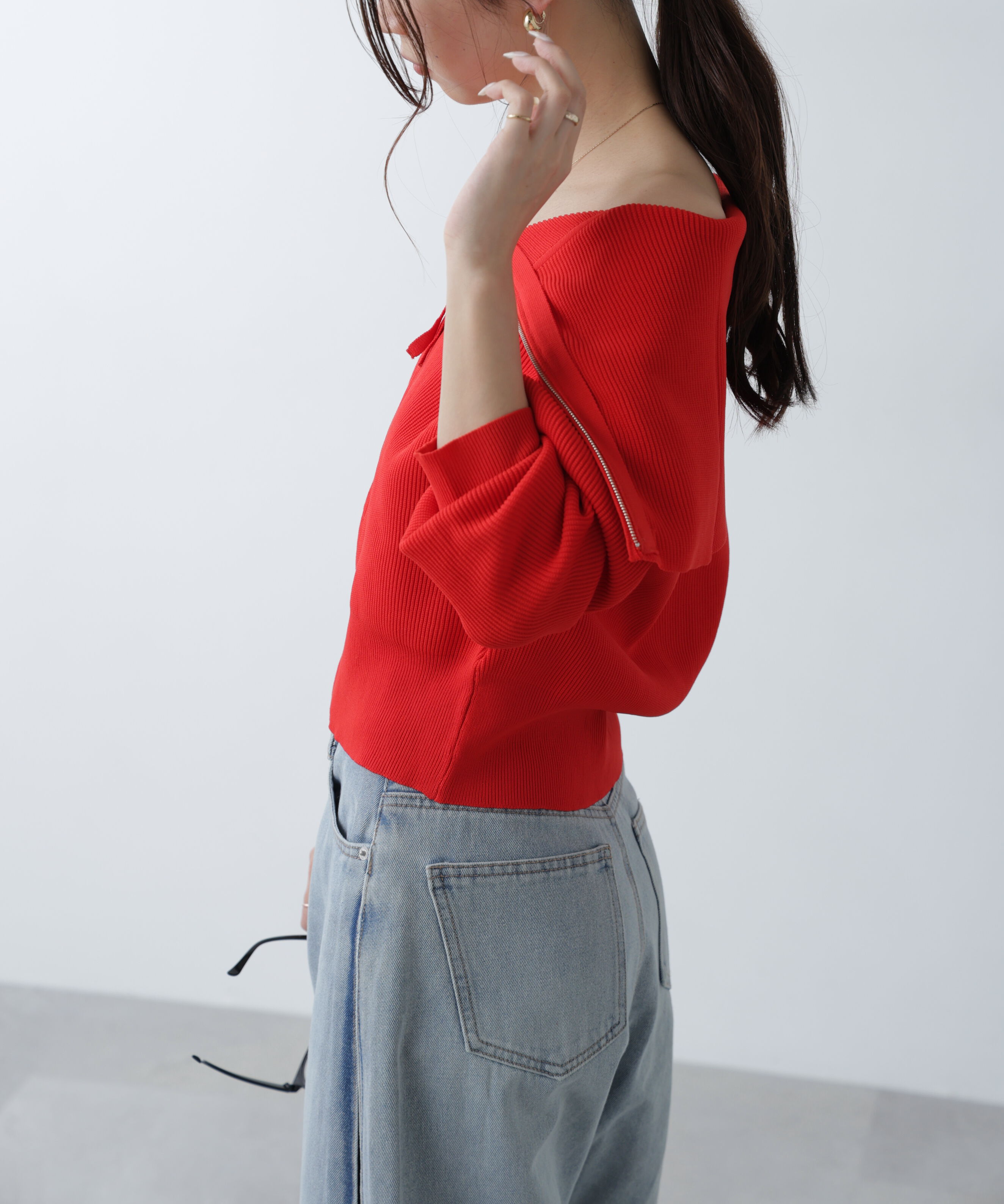  「セーラージップカーディガン」|ニット・セーター|