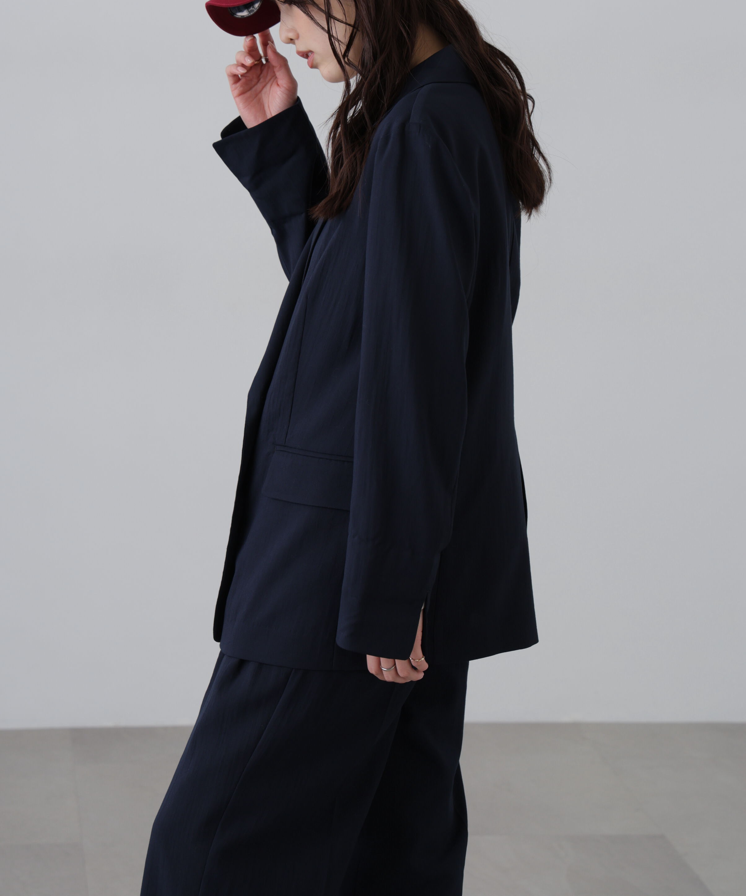  「麻調合繊ダブルブレストジャケット」|その他|