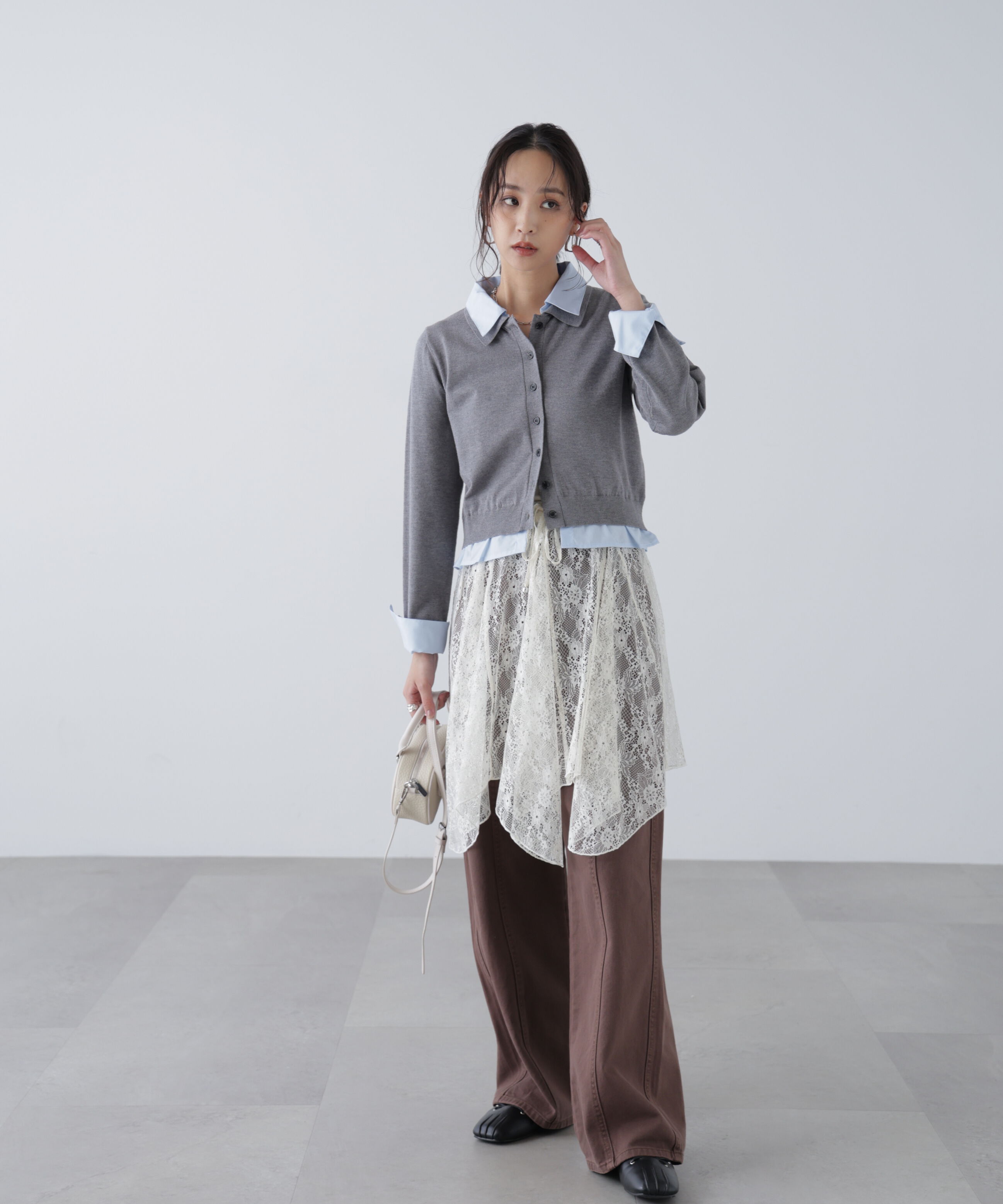  「イレヘムシアーレースミディスカート」|スカート|