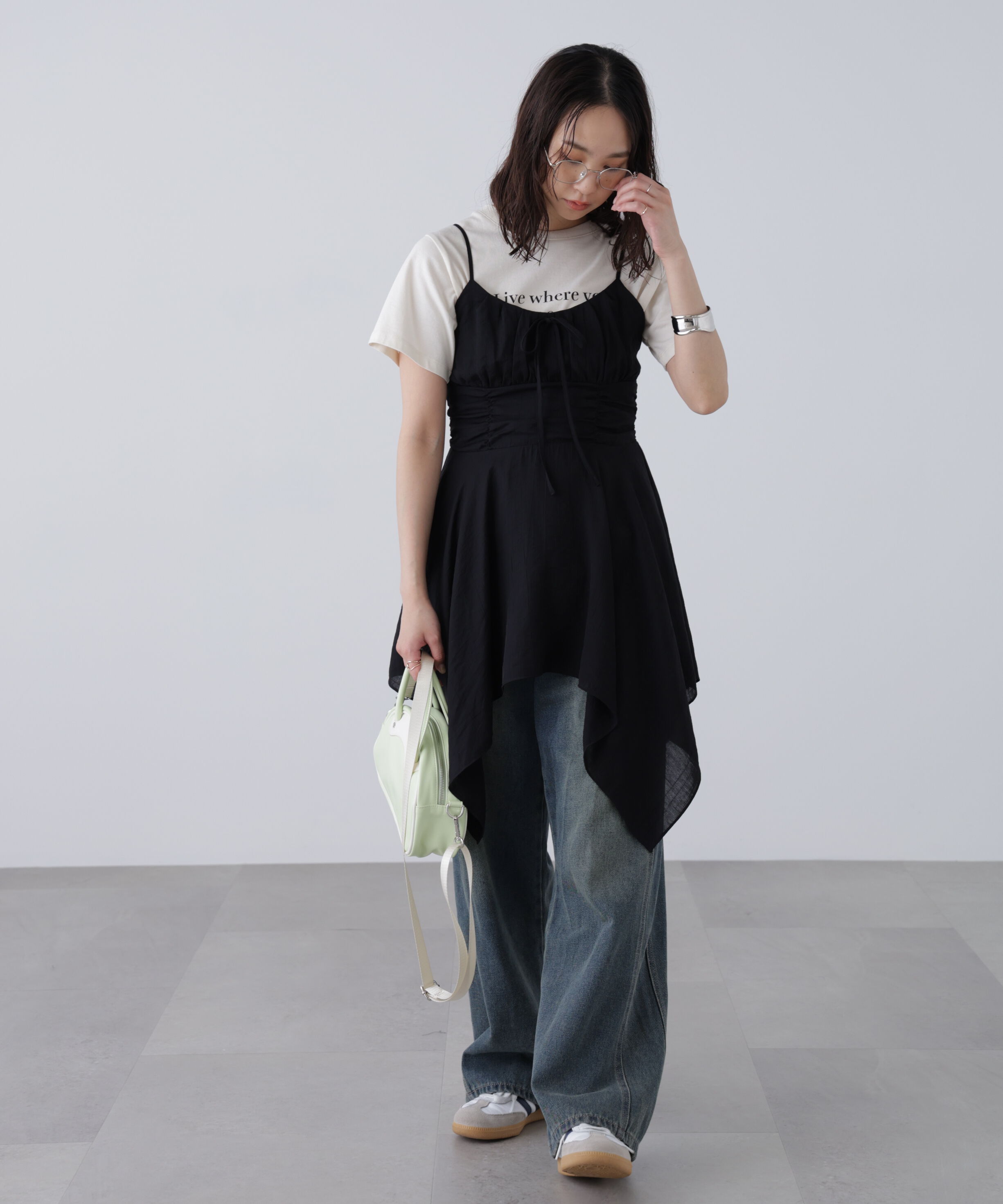  「イレヘムチュニックキャミワンピース」|ワンピース|