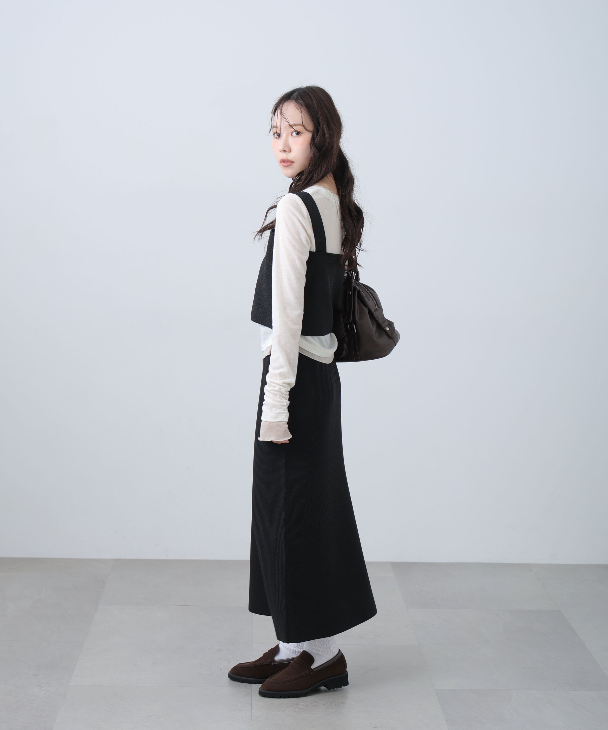  「ラメビスチェマーメイドニットセットアップ」|ワンピース|