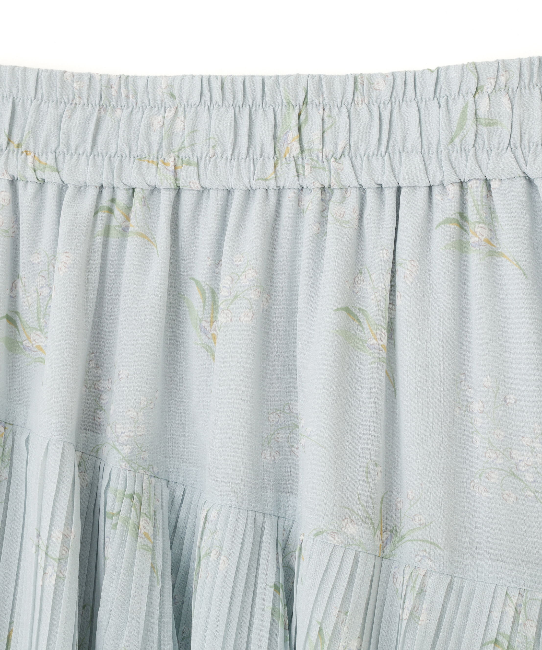  「プリーツランダムティアードスカート」|スカート|