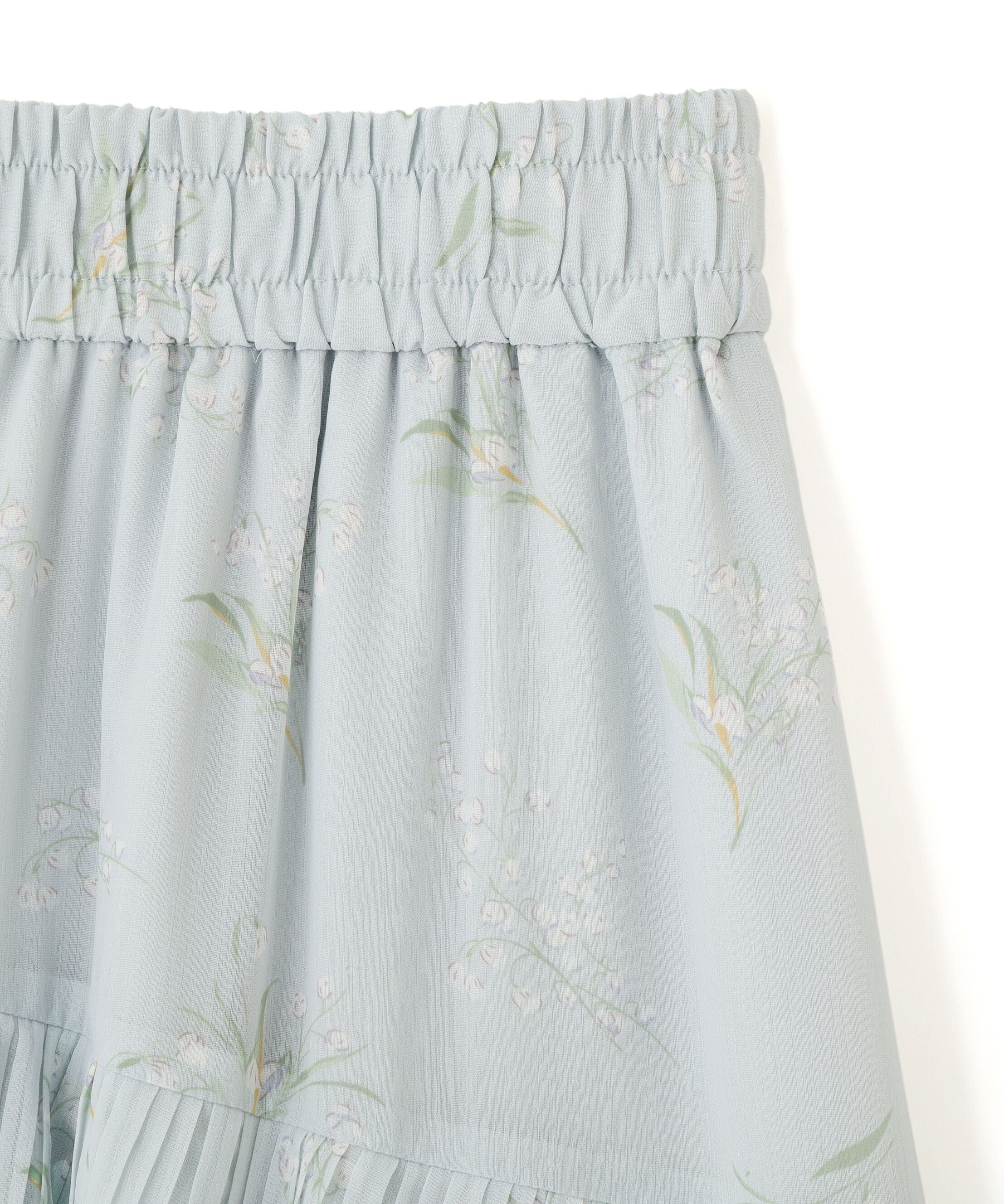  「プリーツランダムティアードスカート」|スカート|