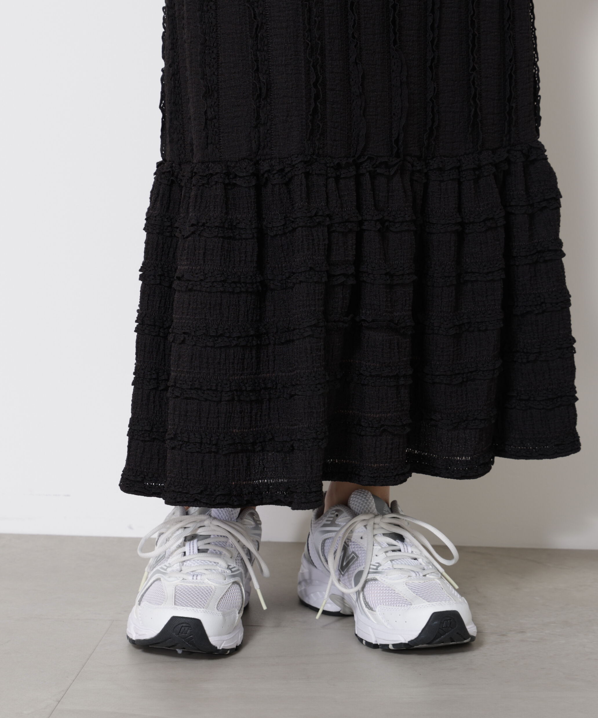 PROPORTION BODY DRESSING「カットレース切り替えスカート」|スカート|