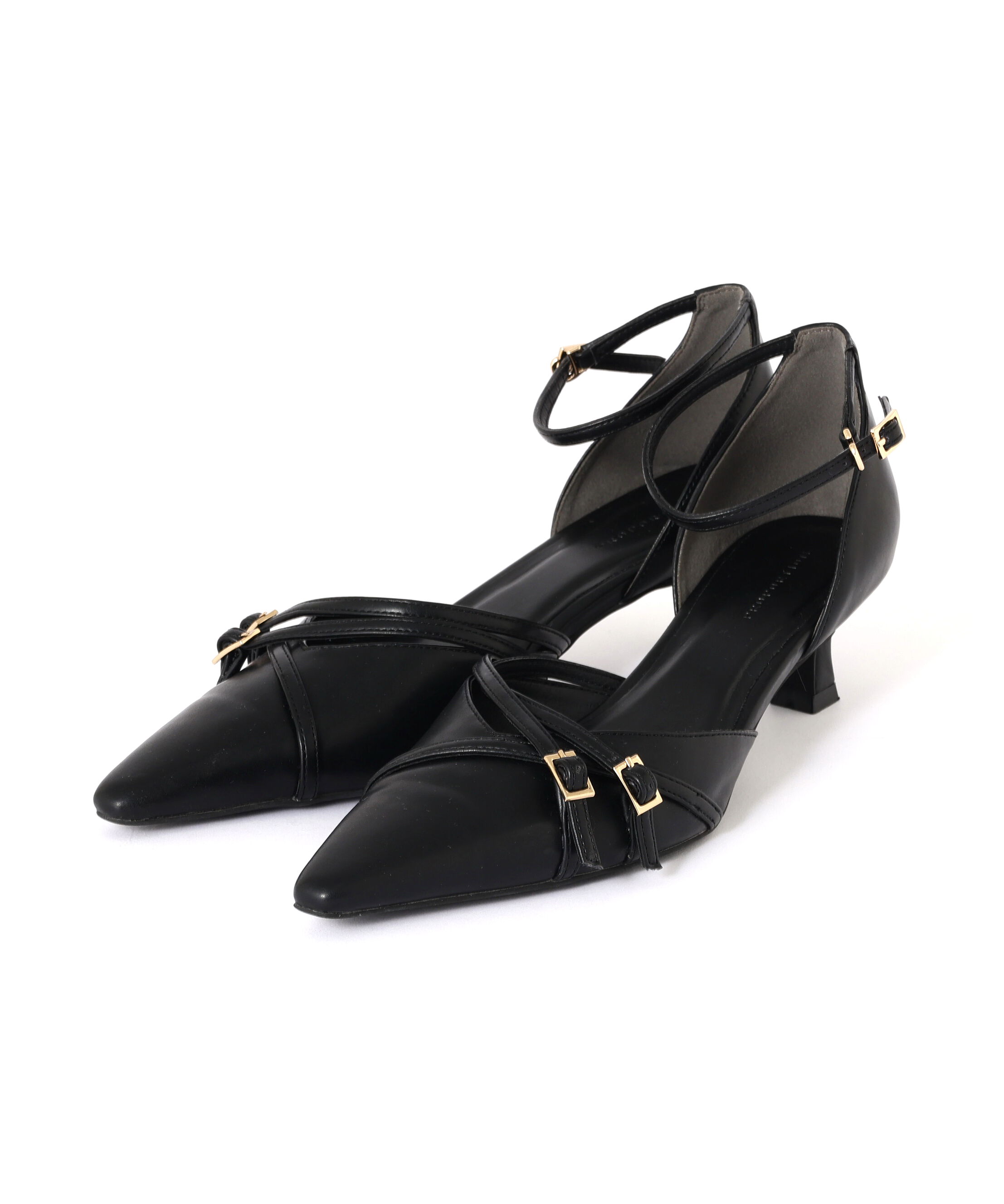 PROPORTION BODY DRESSING「ストラップパンプス」|その他|ブラック