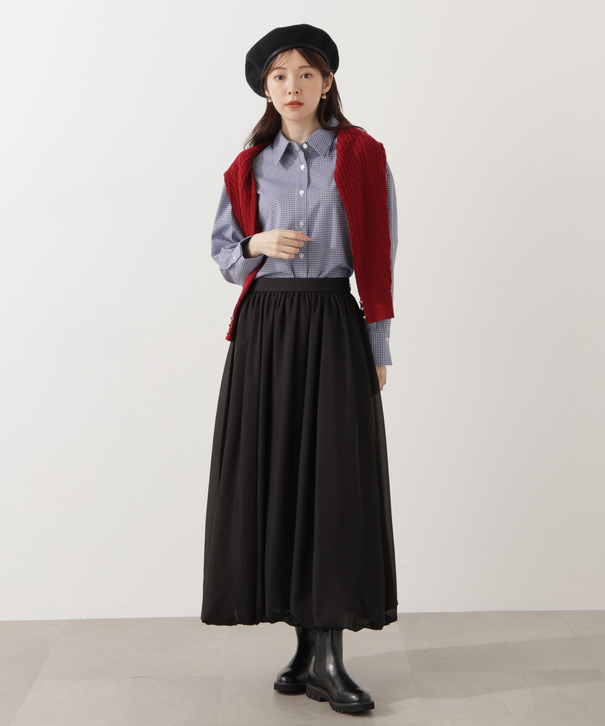 PROPORTION BODY DRESSING「＜ウォッシャブル＞バルーンスカート」|スカート|