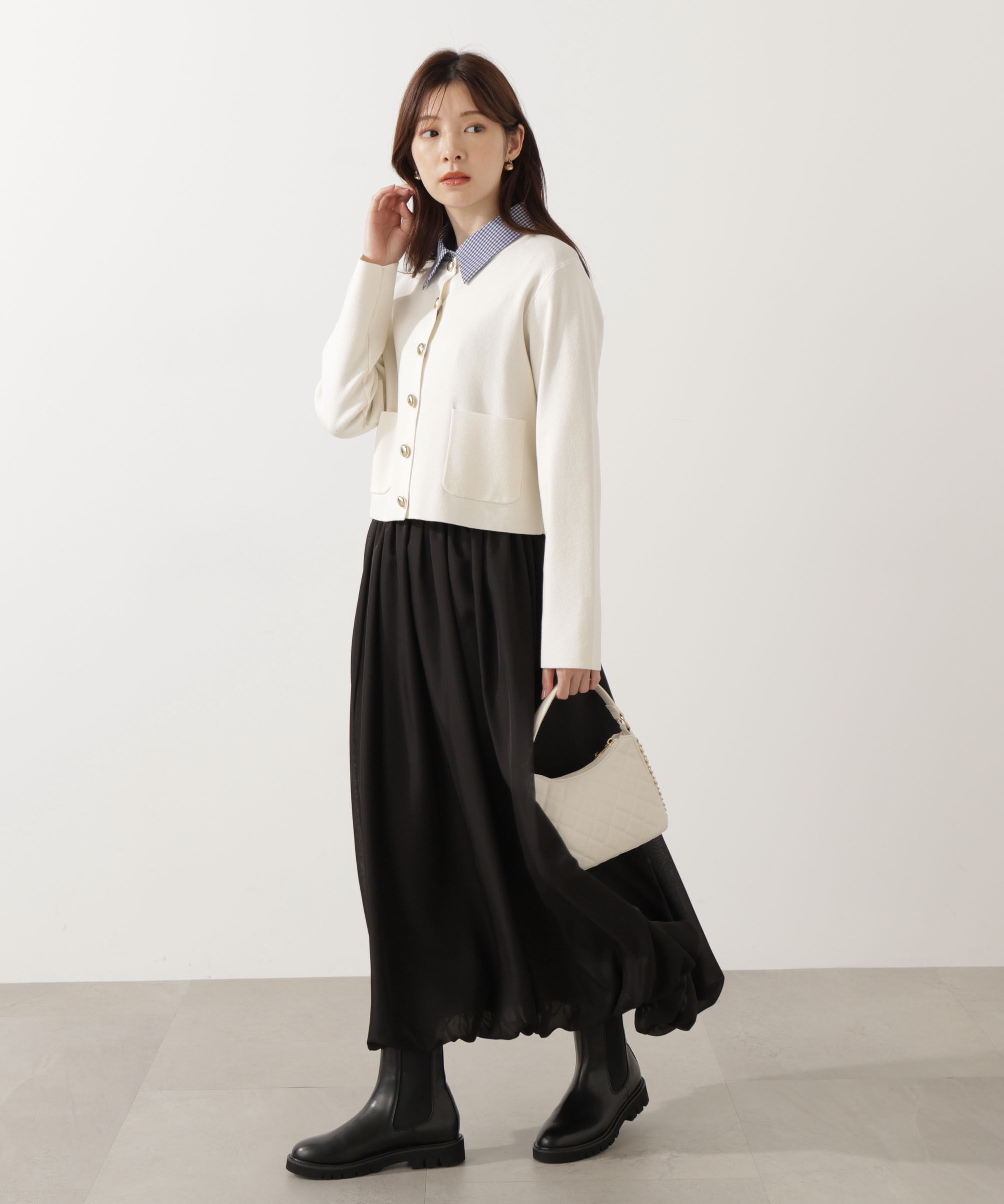 PROPORTION BODY DRESSING「＜ウォッシャブル＞バルーンスカート」|スカート|