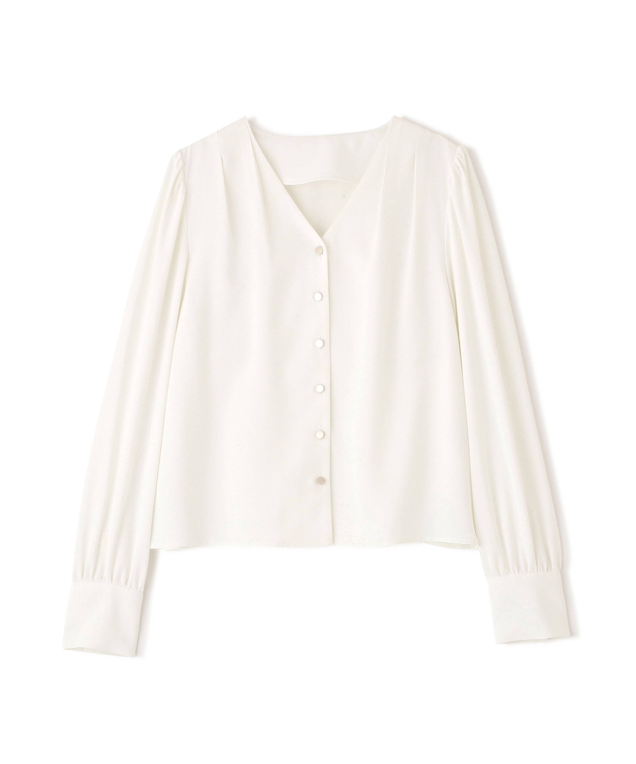 PROPORTION BODY DRESSING「キラ釦タックブラウス　26SS」|シャツ・ブラウス|