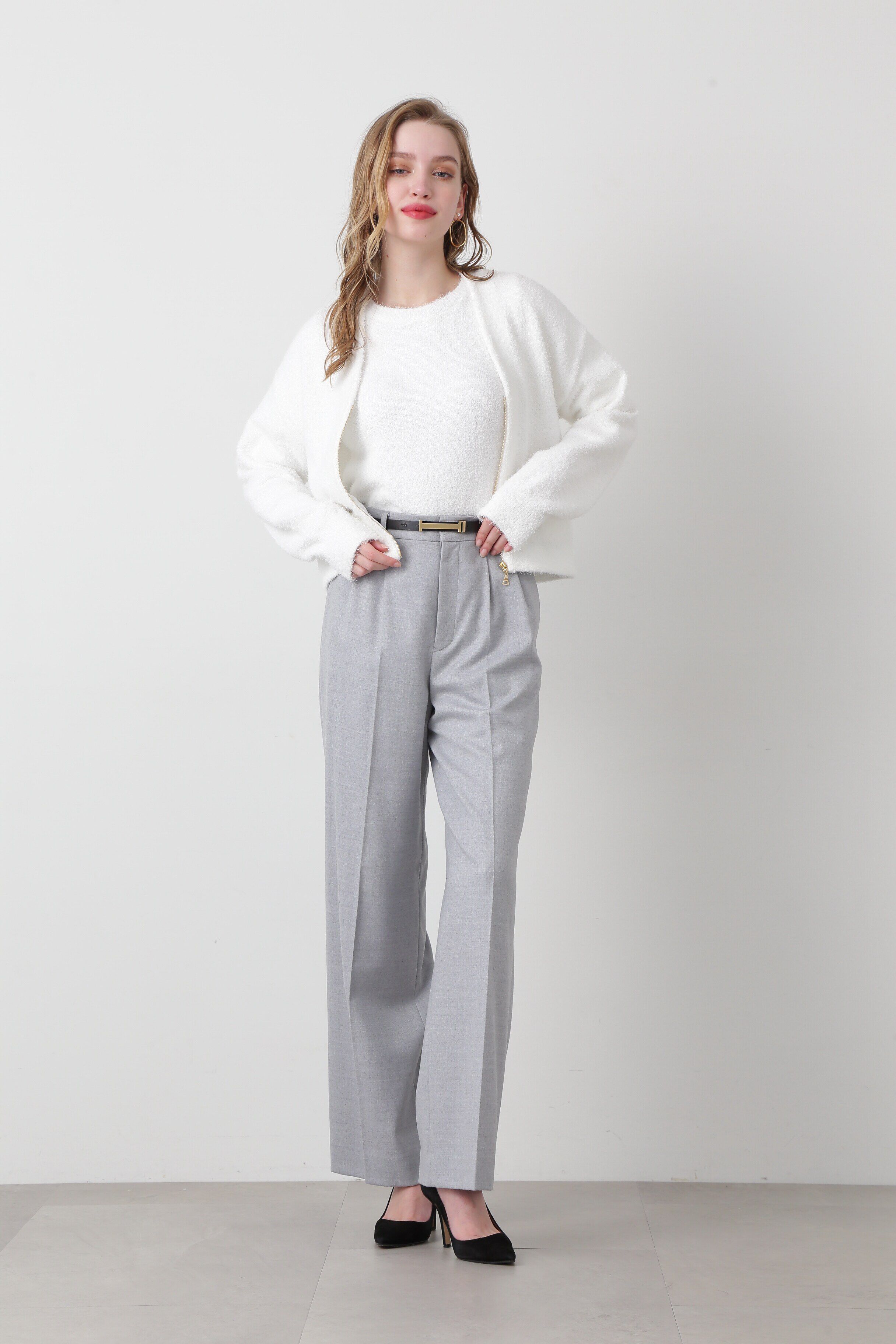  「◆フェザーヤーンニットプルオーバー」|ニット・セーター|