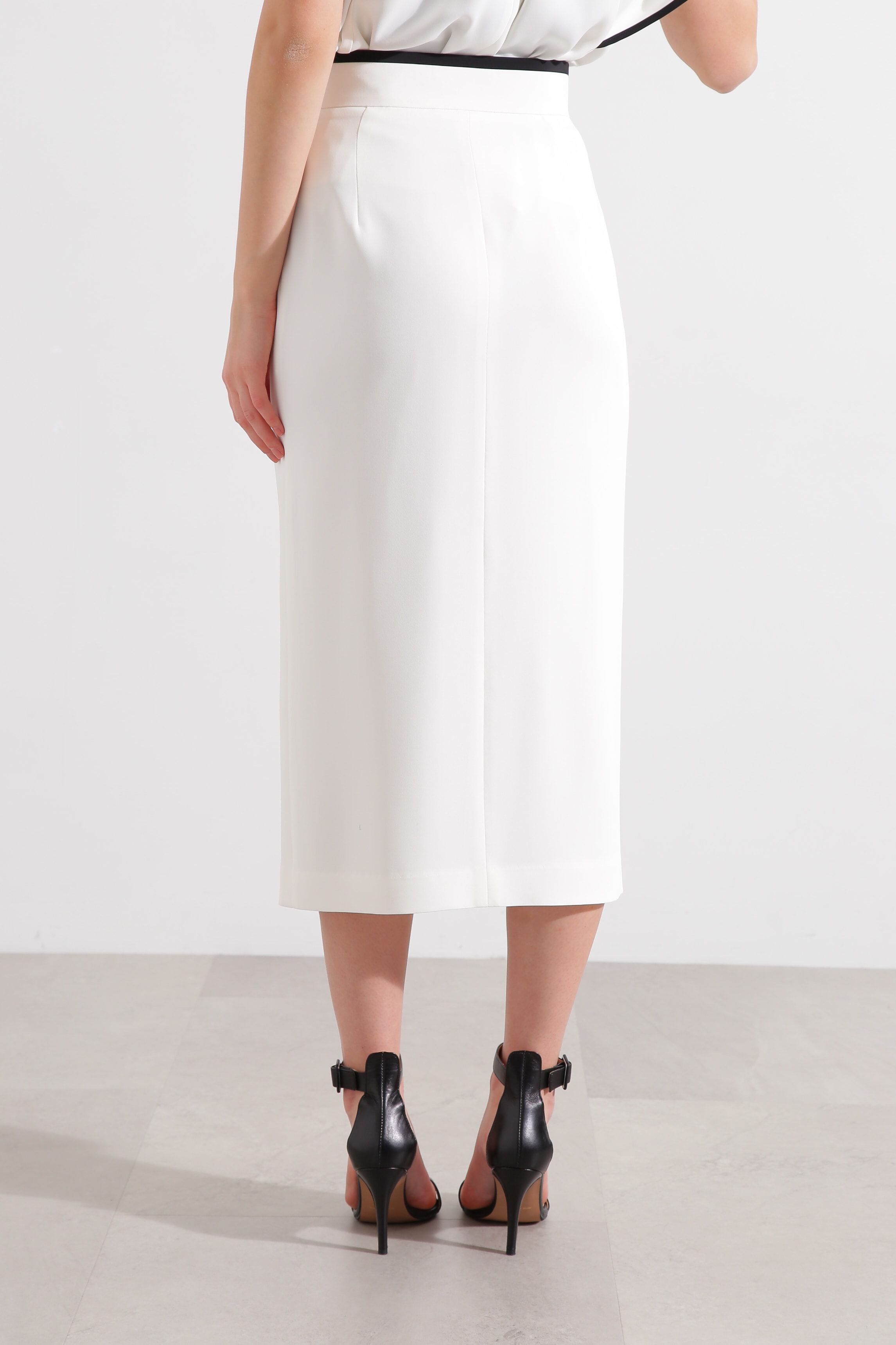  「◆バイカラータイトスカート」|スカート|