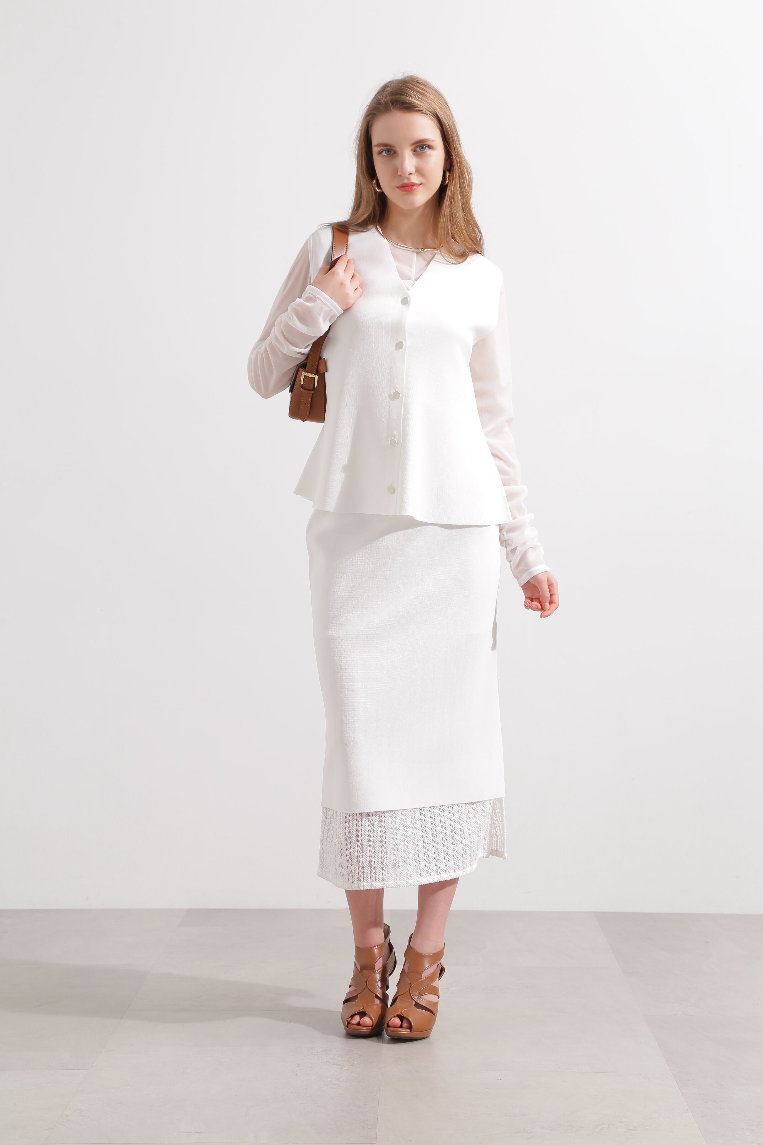  「◆レースコンビニットスカート」|スカート|