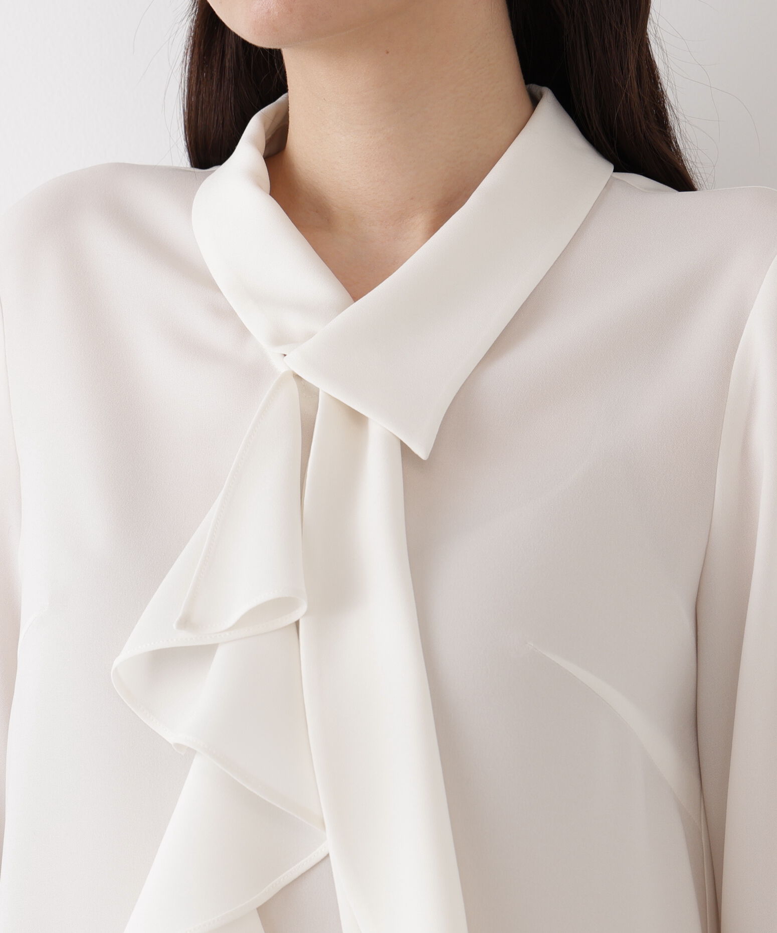  「◆ラッフルボウタイブラウス」|シャツ・ブラウス|