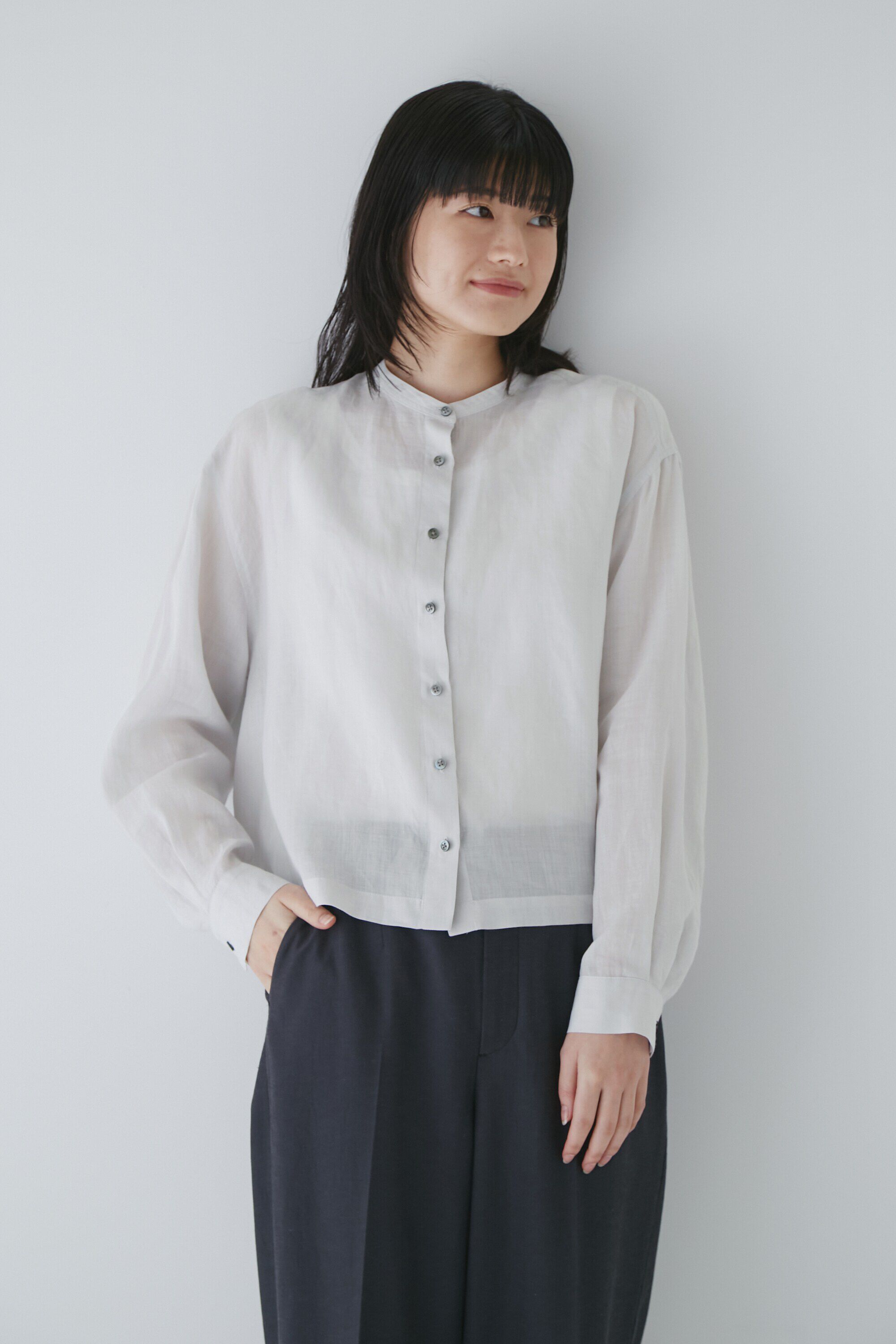  「◆１６０／１ラミーブラウス」|シャツ・ブラウス|