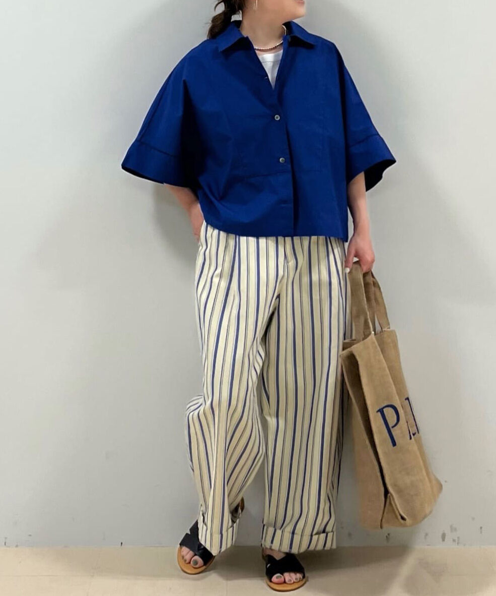  「◆綿麻ストライプパンツ」|その他|