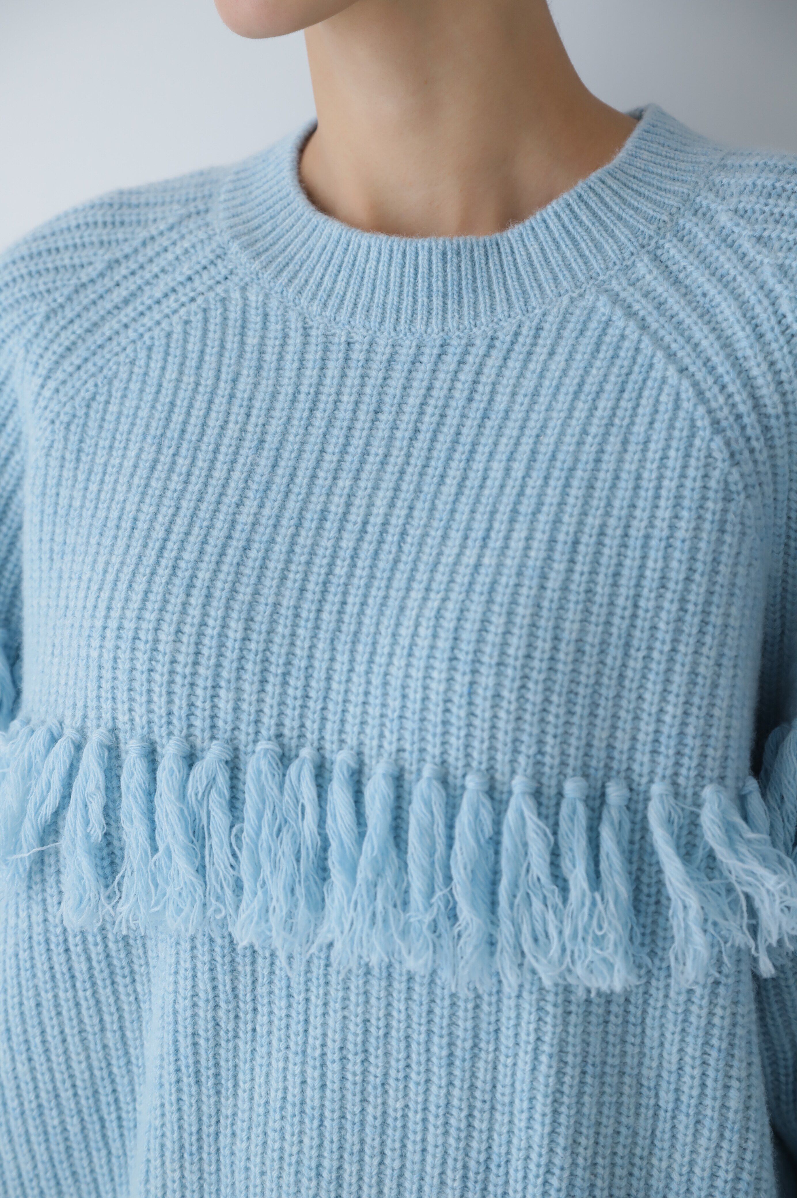  「◆フリンジニットプルオーバー」|ニット・セーター|