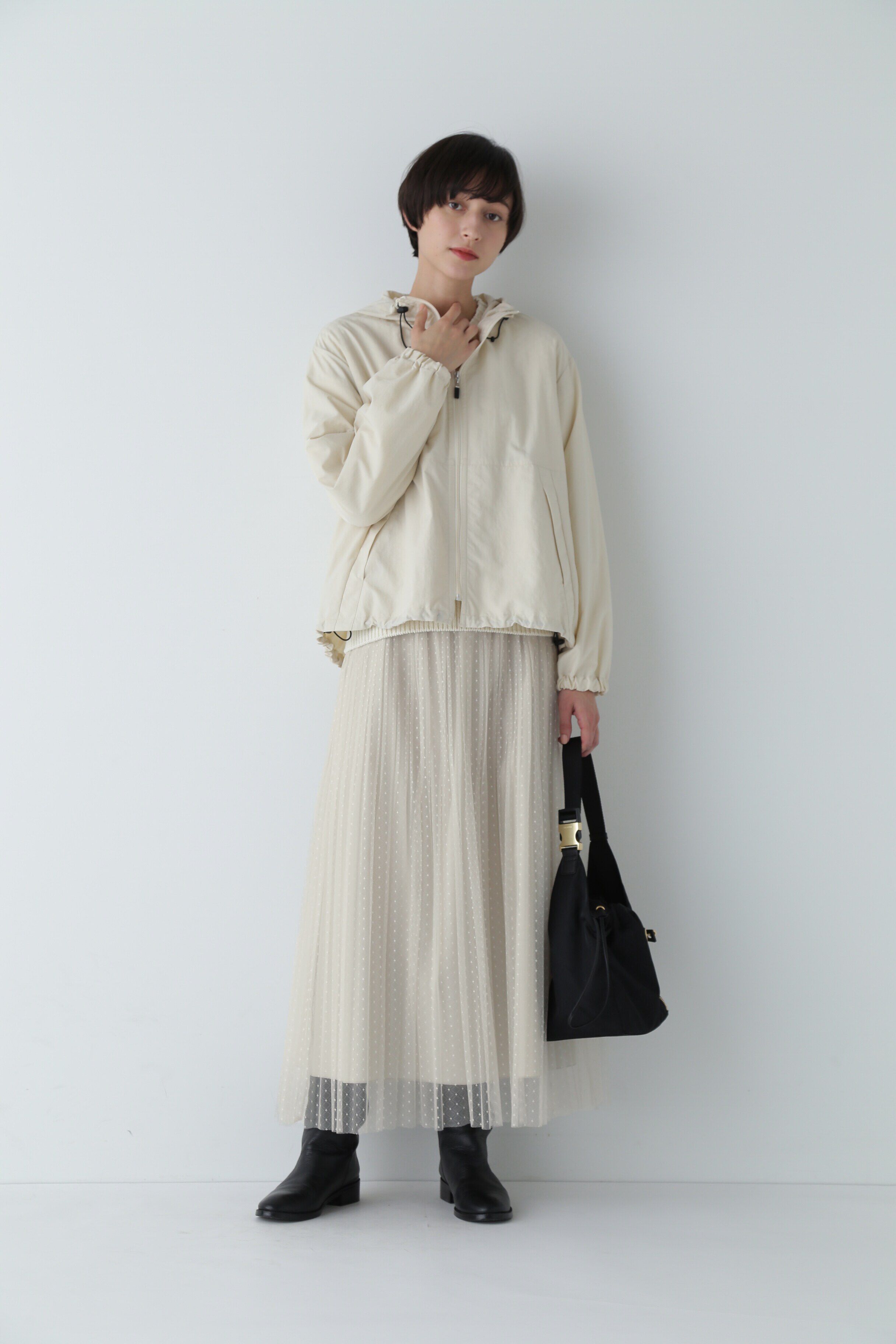  「スクエアドットチュールスカート」|スカート|