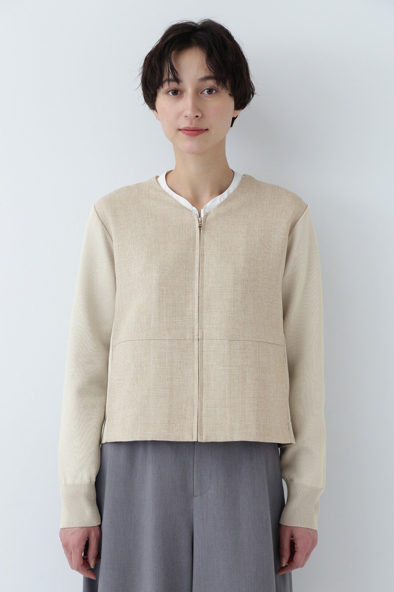  「◆コンビブルゾン」|ニット・セーター|