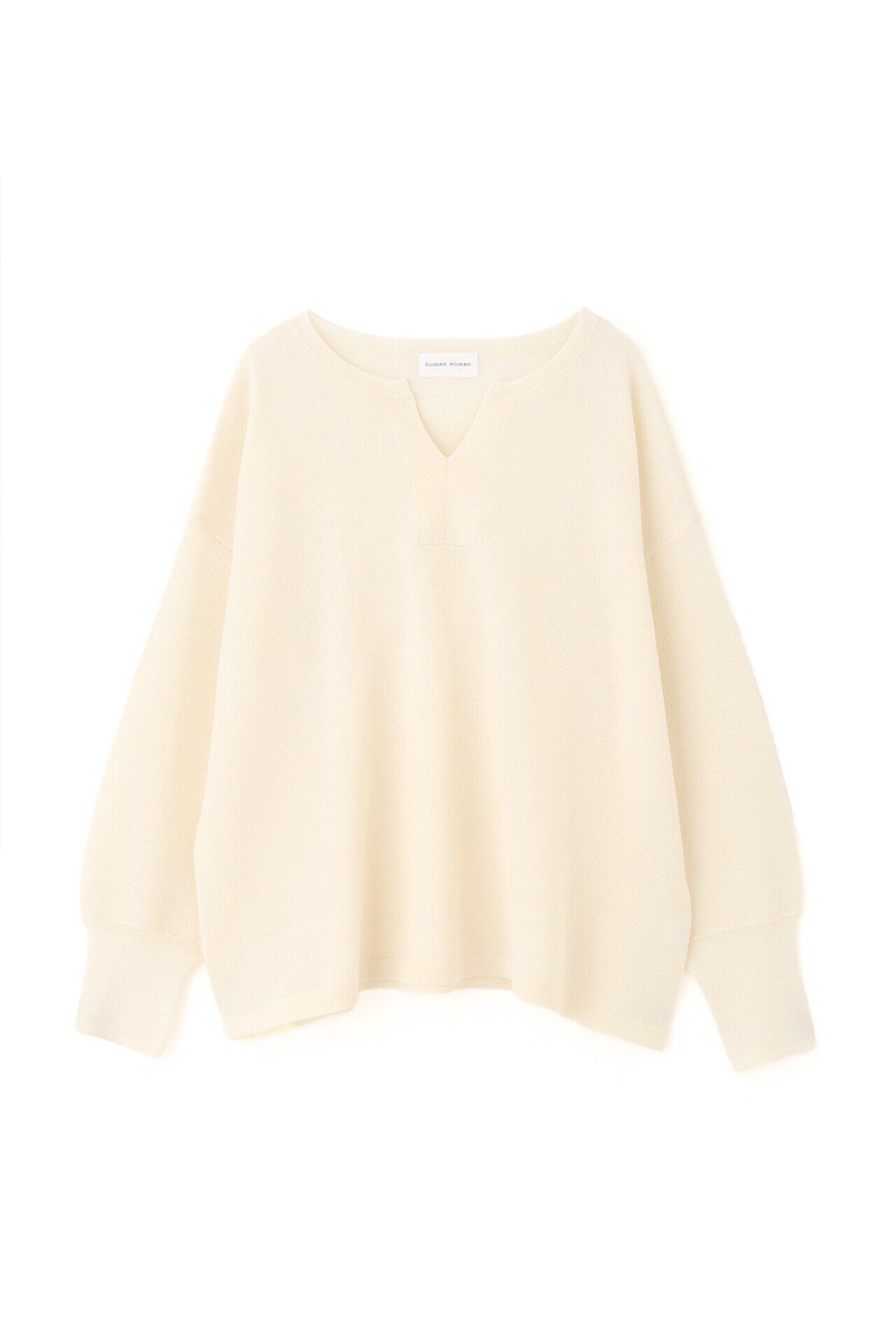  「◆キーネックメランジニット」|ニット・セーター|