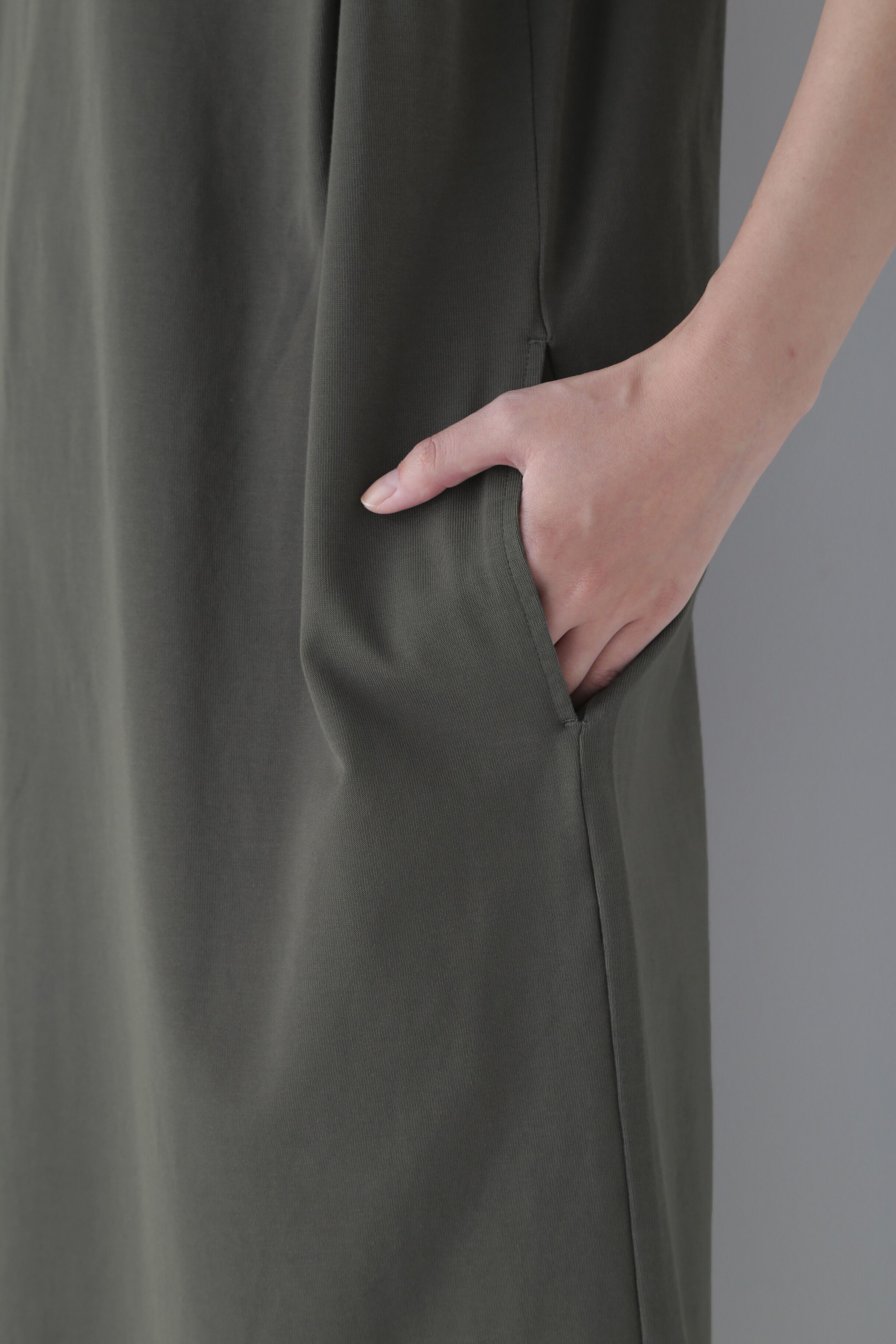  「◆引き揃え天竺ワンピース」|ワンピース|