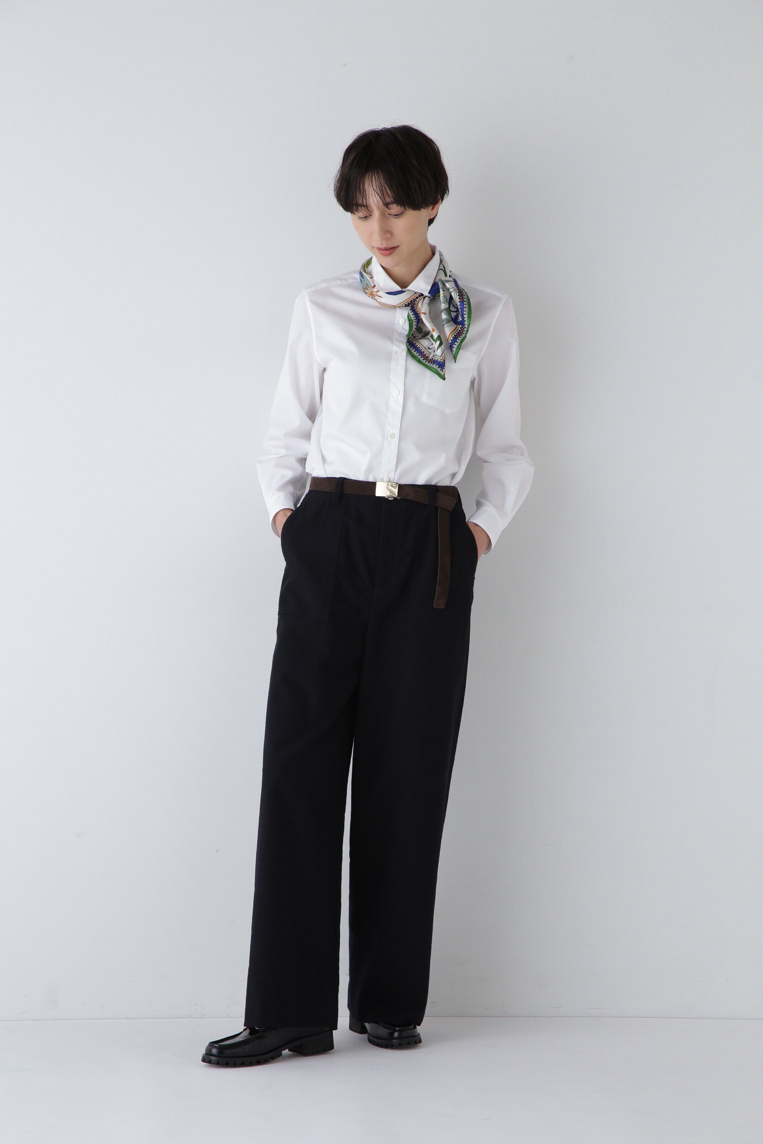  「◆コットンベーシックシャツ」|シャツ・ブラウス|