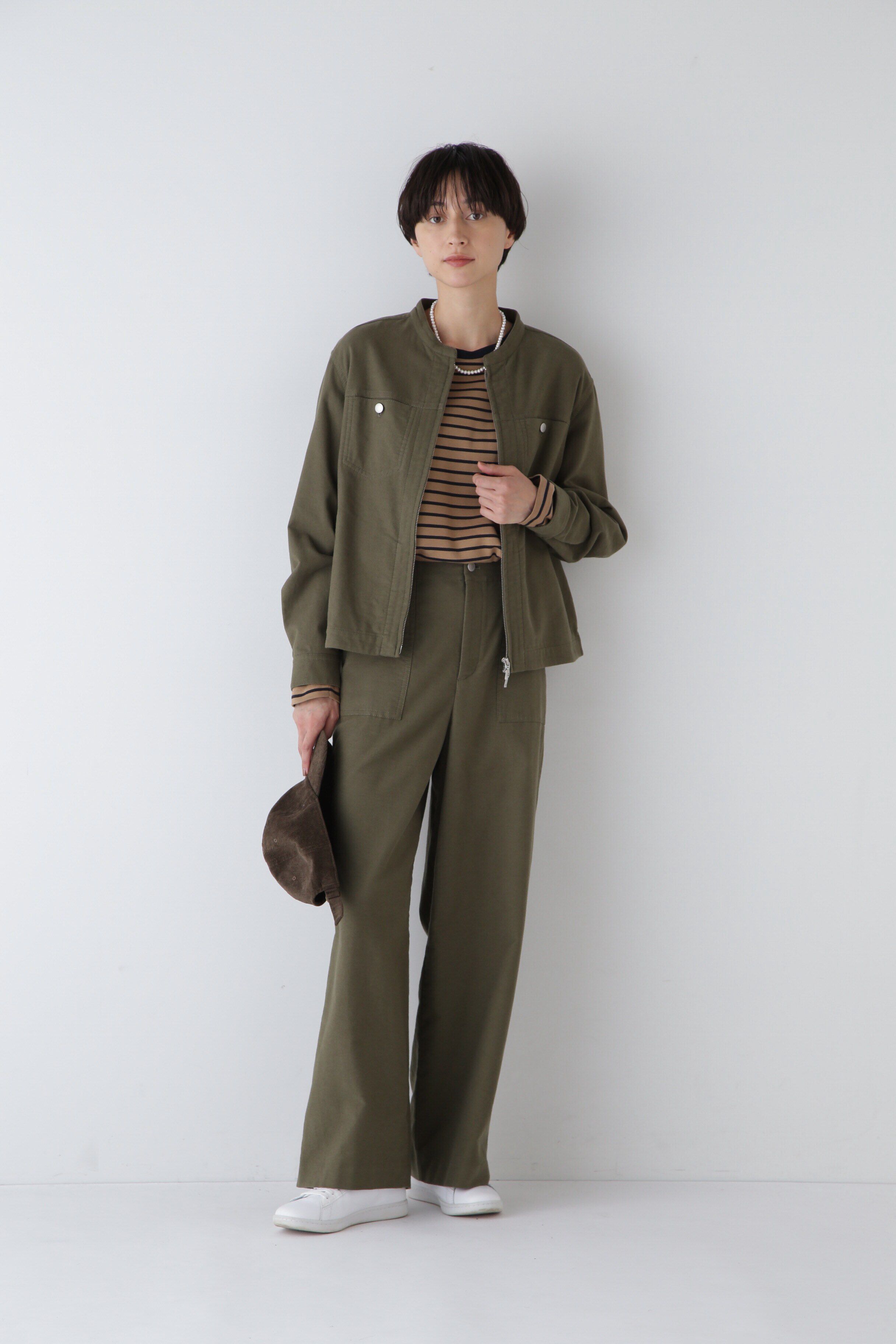  「◆ストレッチポンチボーダープルオーバー」|Tシャツ・カットソー|