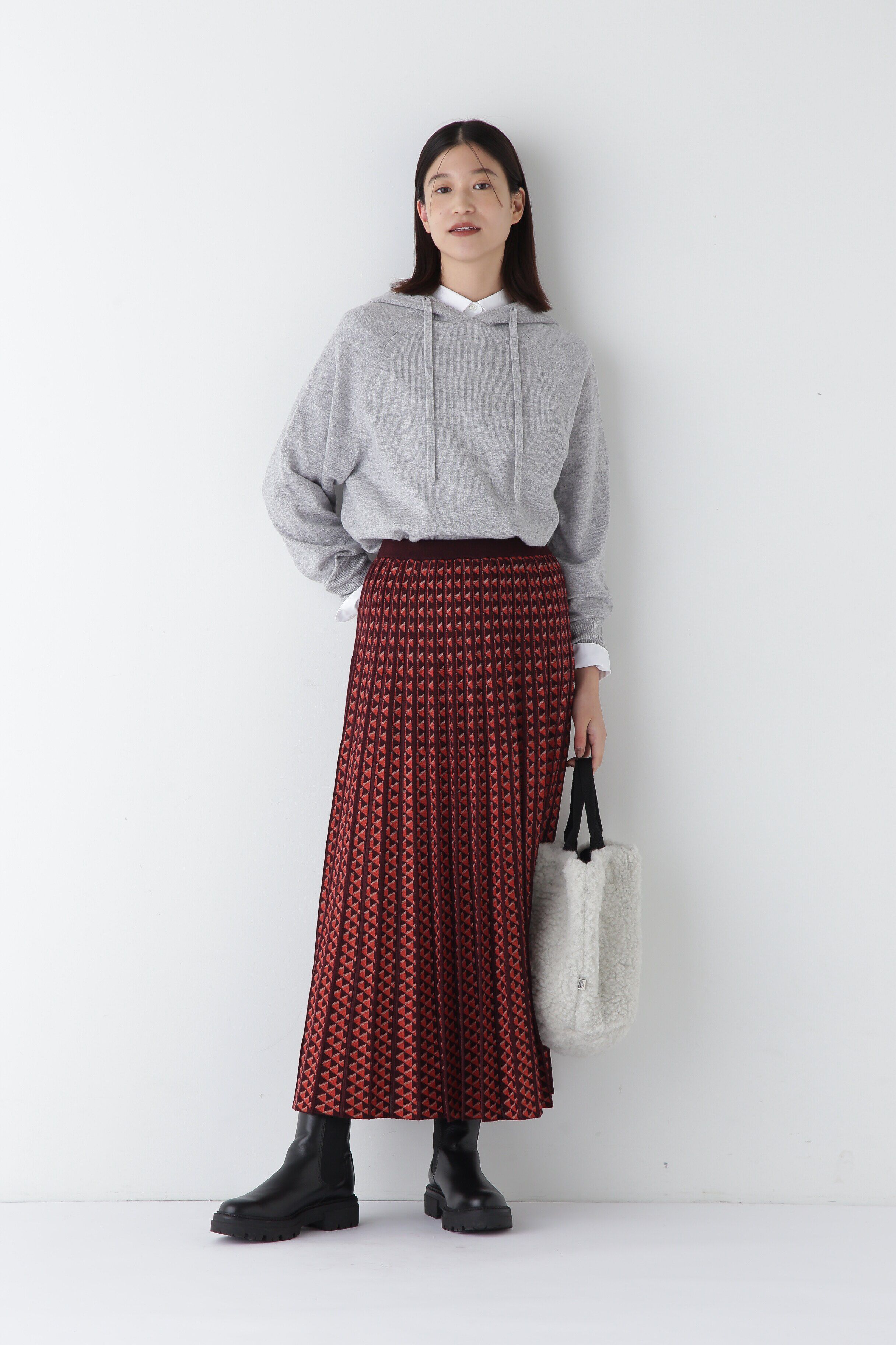  「◆ウールカシミヤフーディニット」|ニット・セーター|