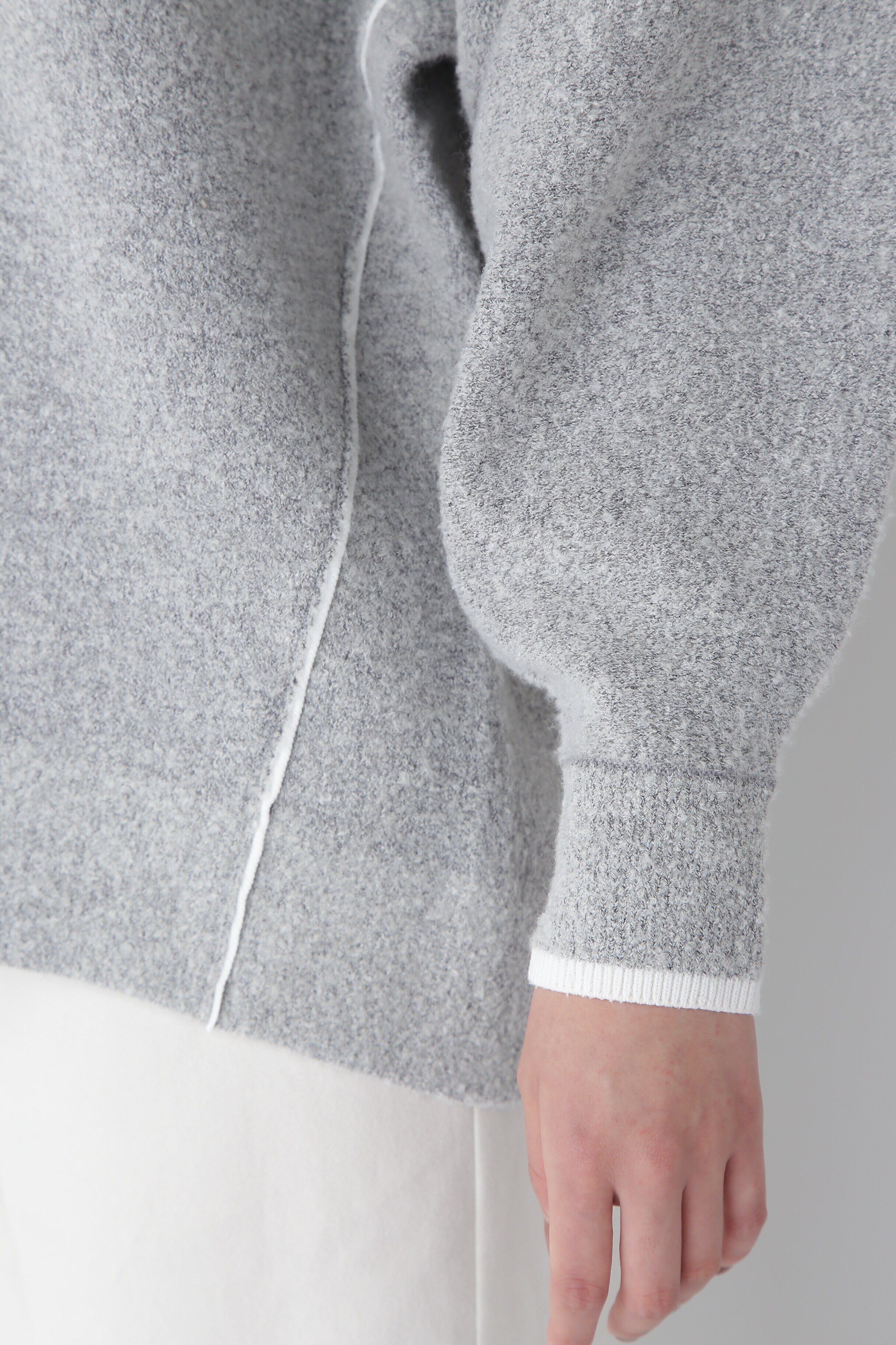  「◆接結ブークレボリュームプルオーバー」|ニット・セーター|