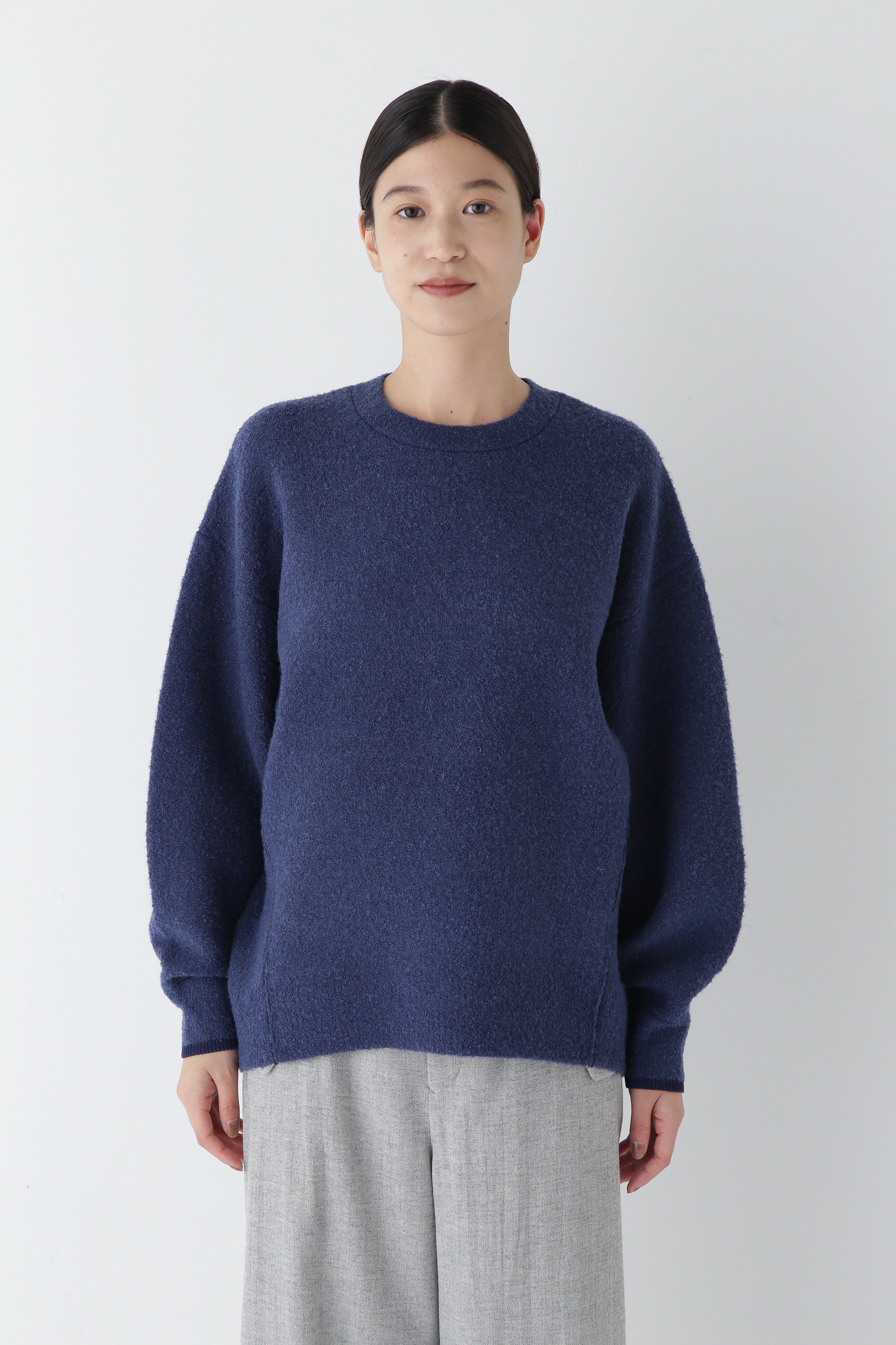  「◆接結ブークレボリュームプルオーバー」|ニット・セーター|