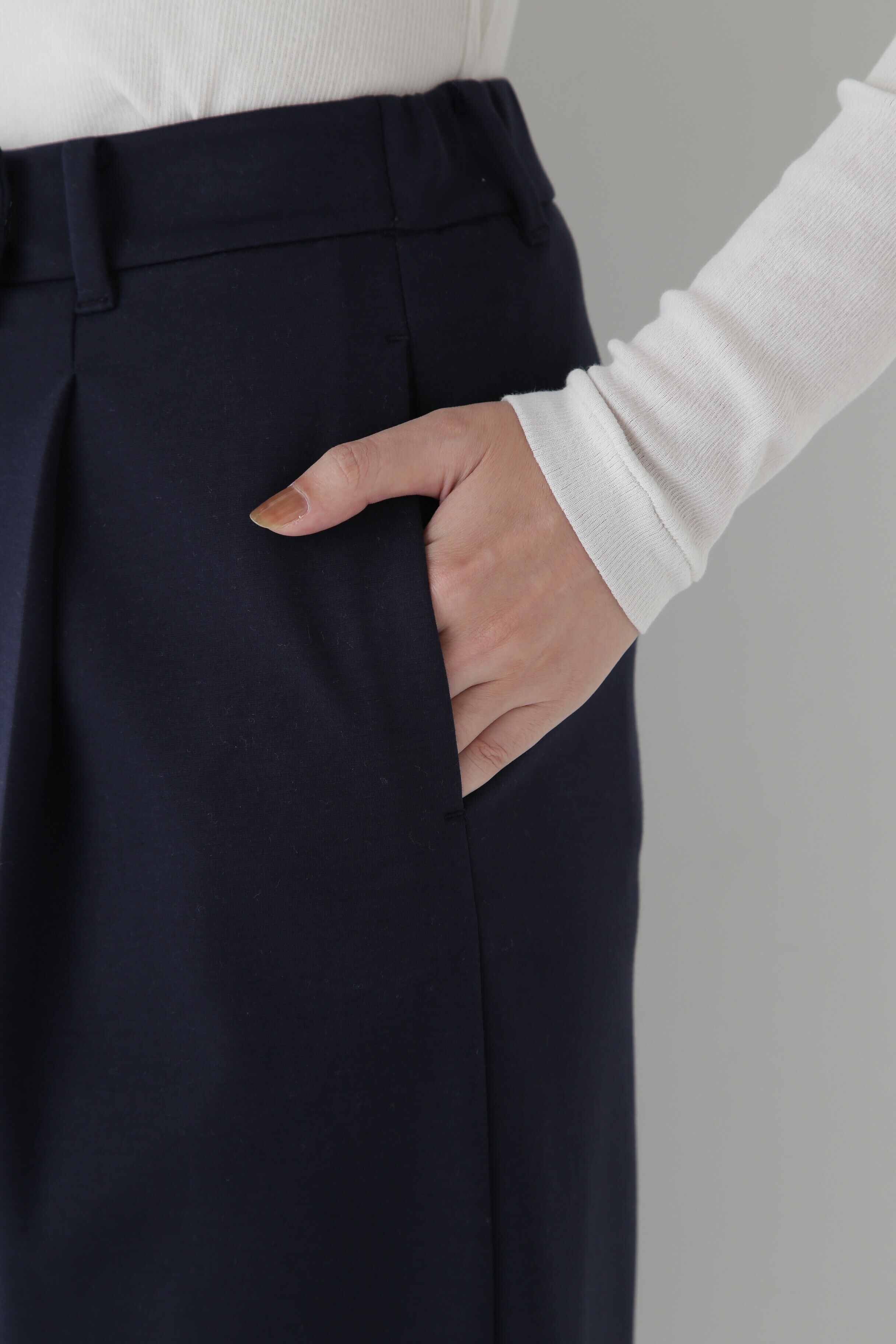  「◆ストレッチポンチタックテーパードパンツ」|その他|