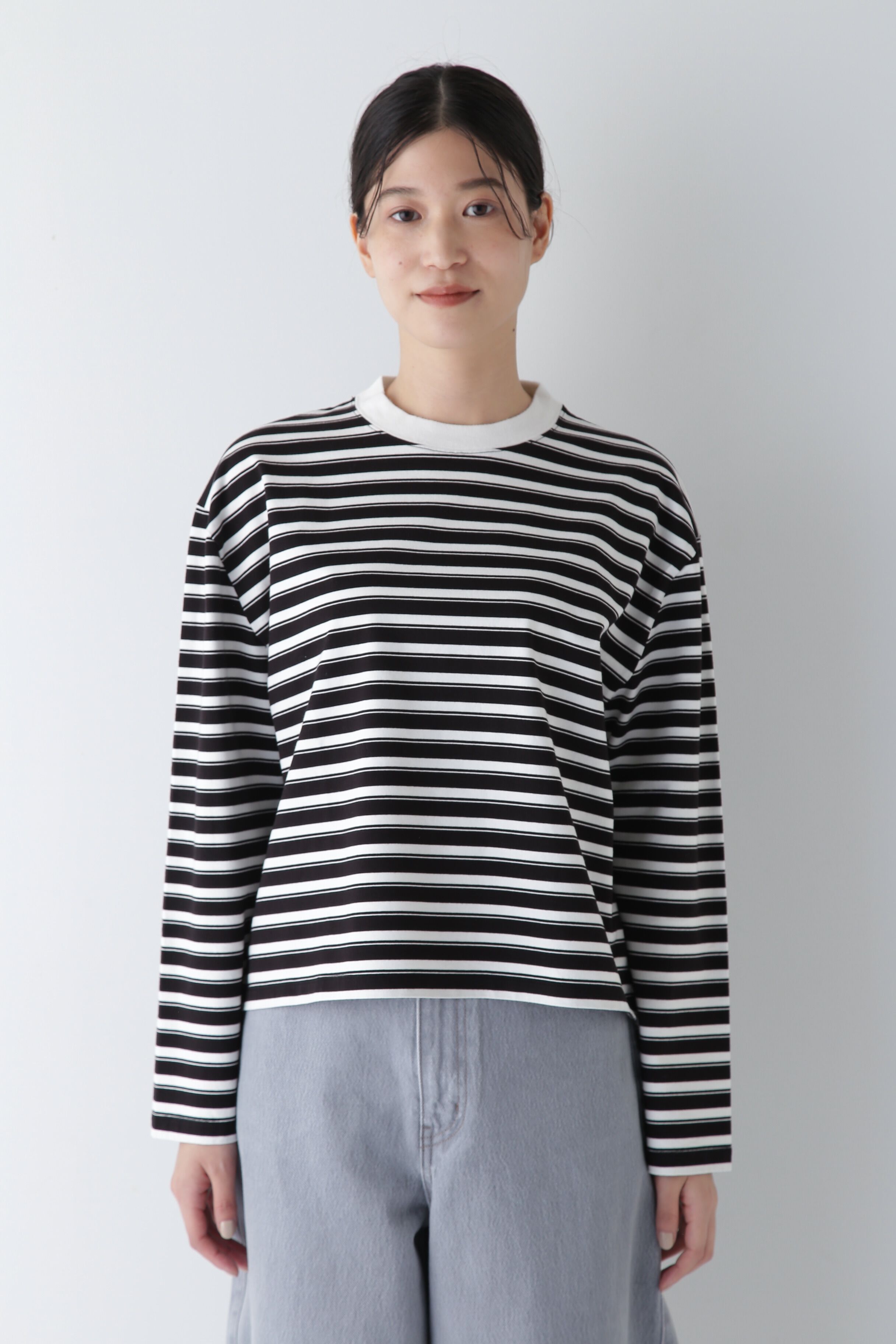  「◆ボーダーボックスＴシャツ」|Tシャツ・カットソー|