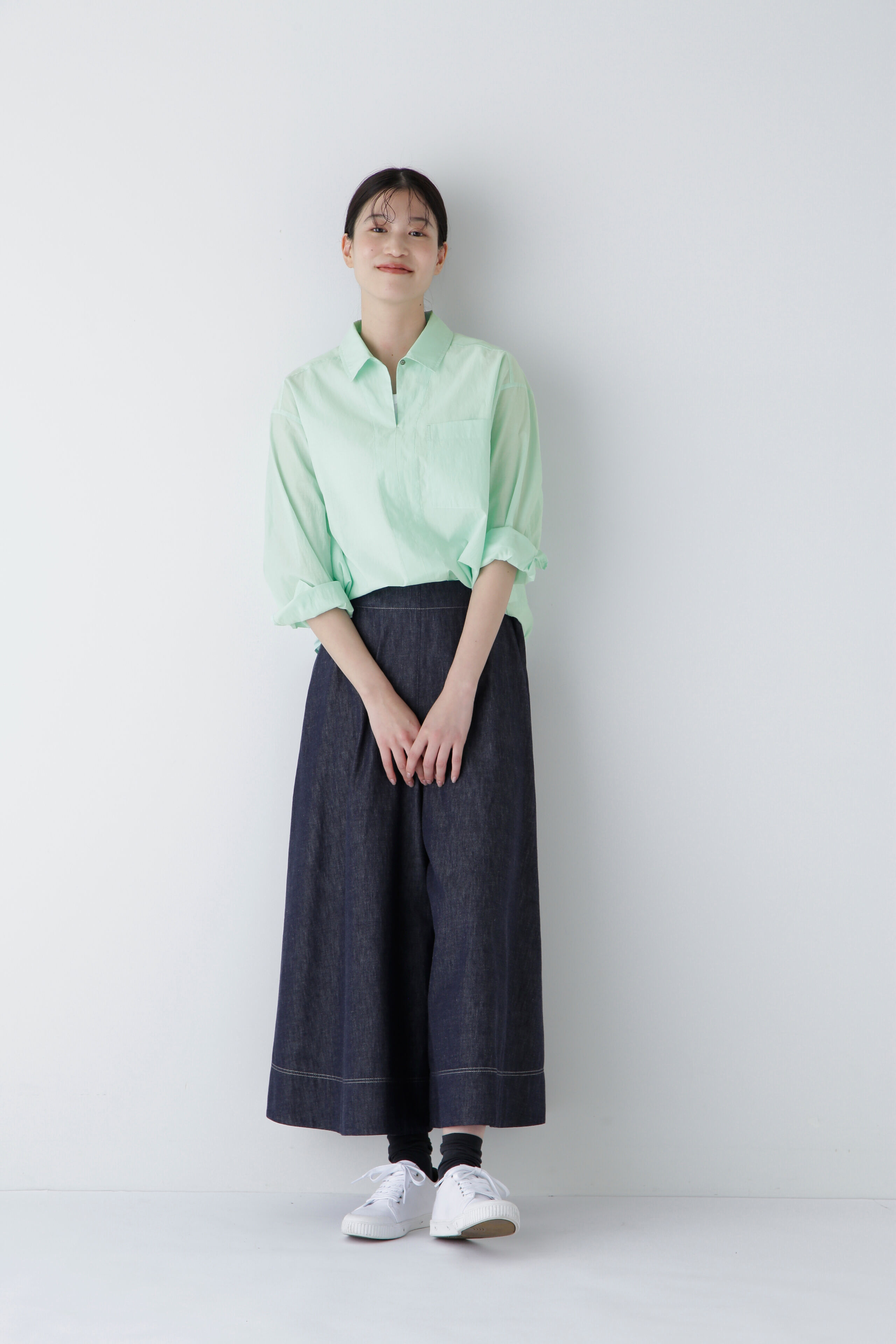  「◆エアリーコットンスキッパープルオーバー」|シャツ・ブラウス|