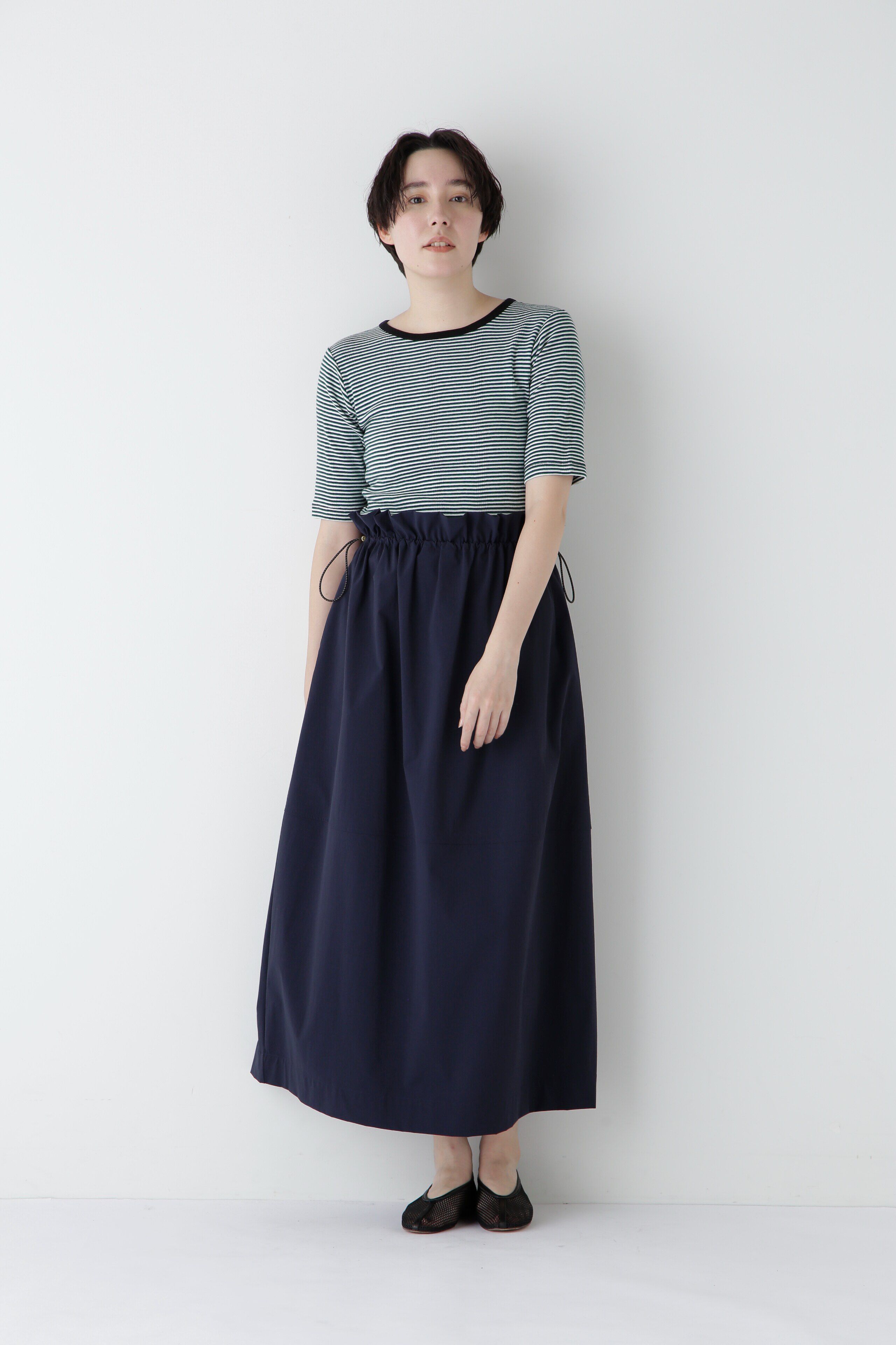  「◆【撥水・接触冷感】ナイロンストレッチギャザースカート」|スカート|