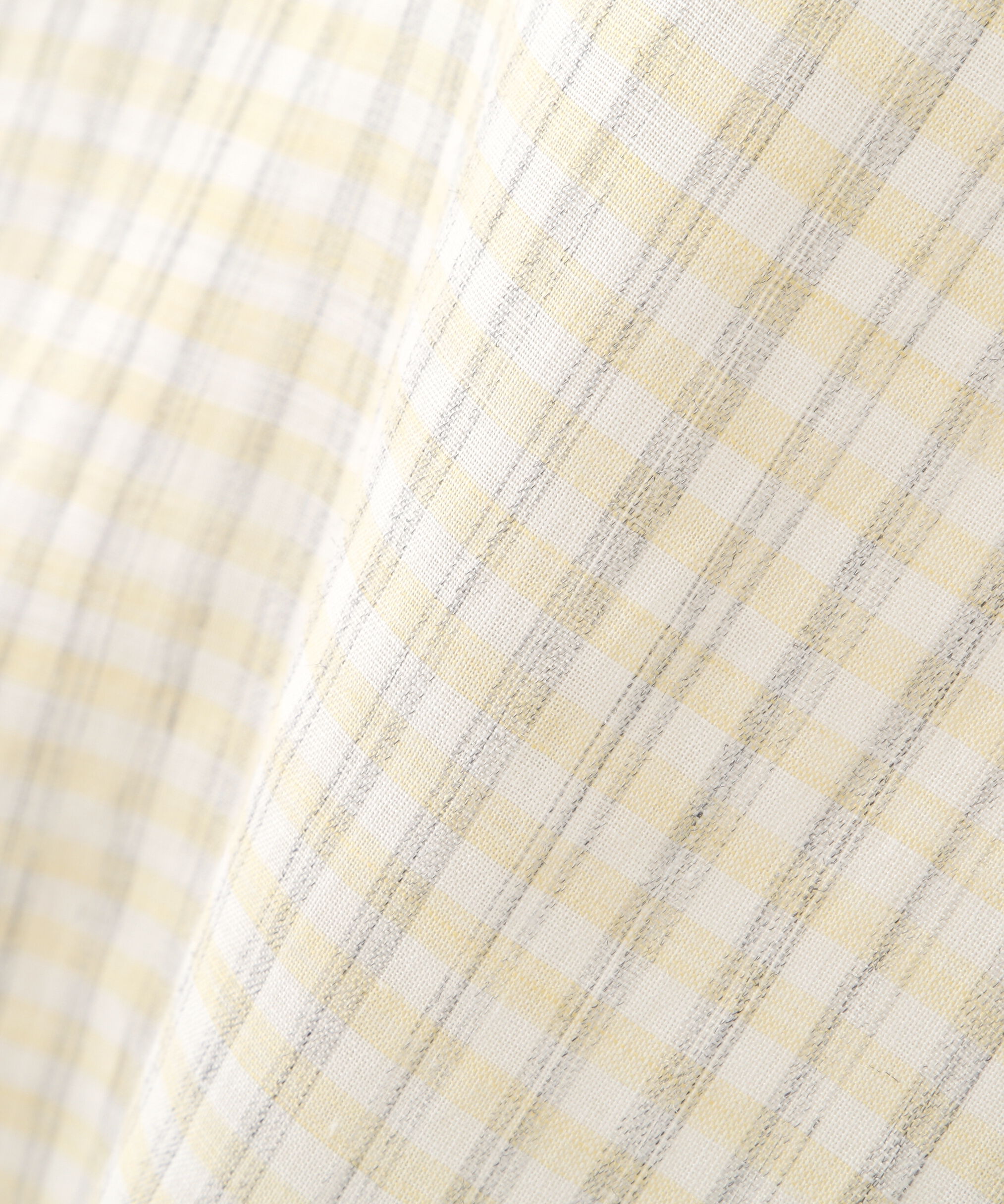  「◆ラミーバンドカラーギンガムシャツブラウス」|シャツ・ブラウス|