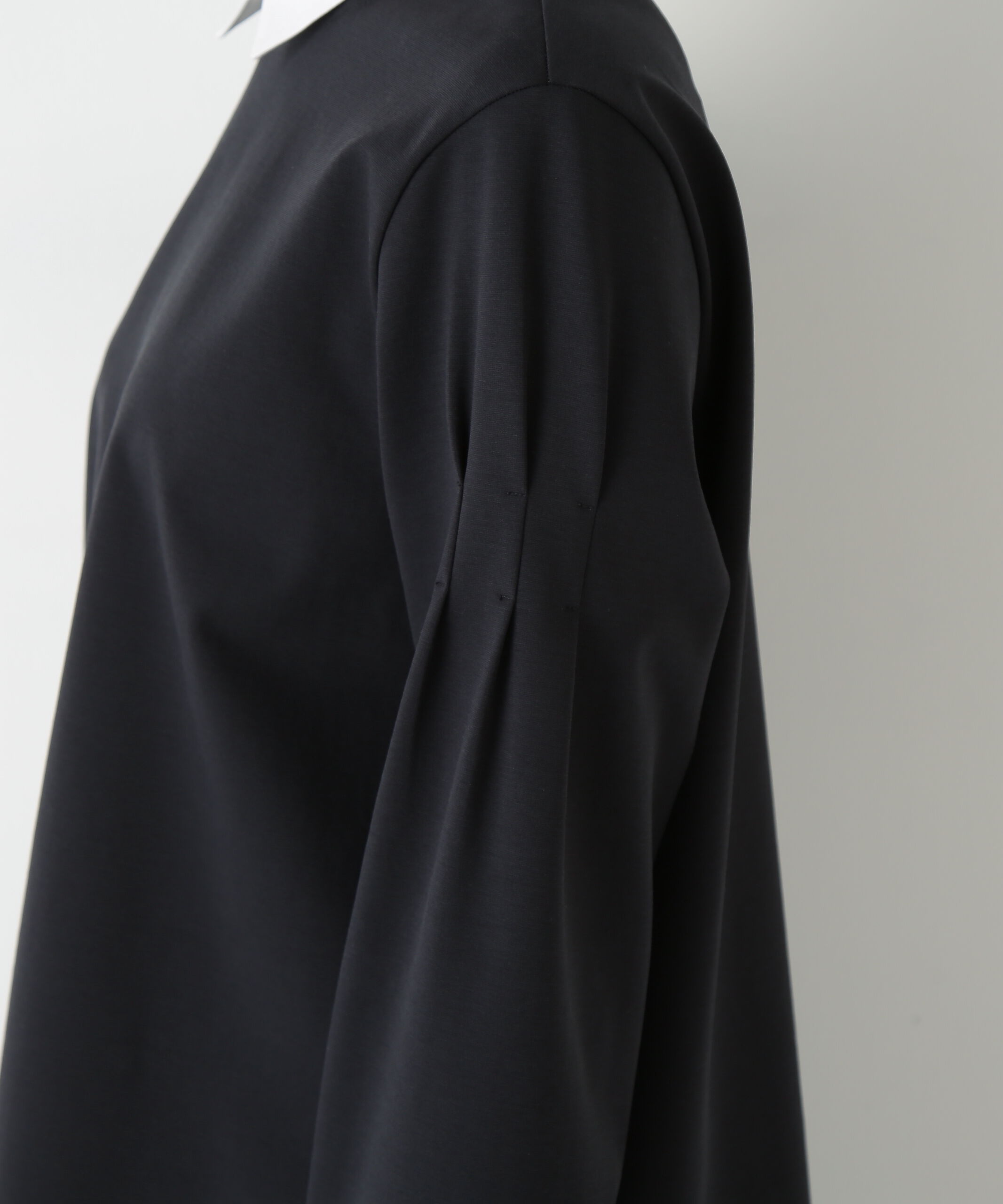  「◆ストレッチポンチシャツカラードッキングプルオーバー」|Tシャツ・カットソー|