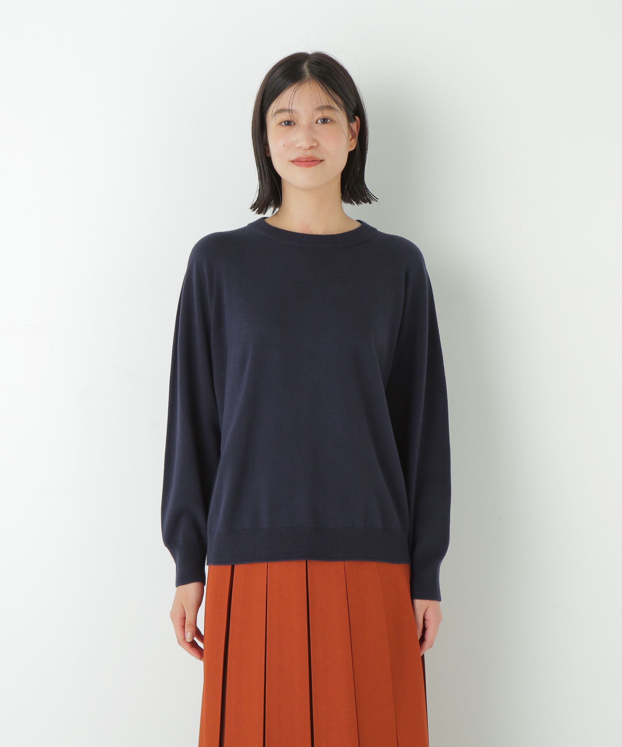  「◆コットンミックスドルマンプルオーバー」|ニット・セーター|