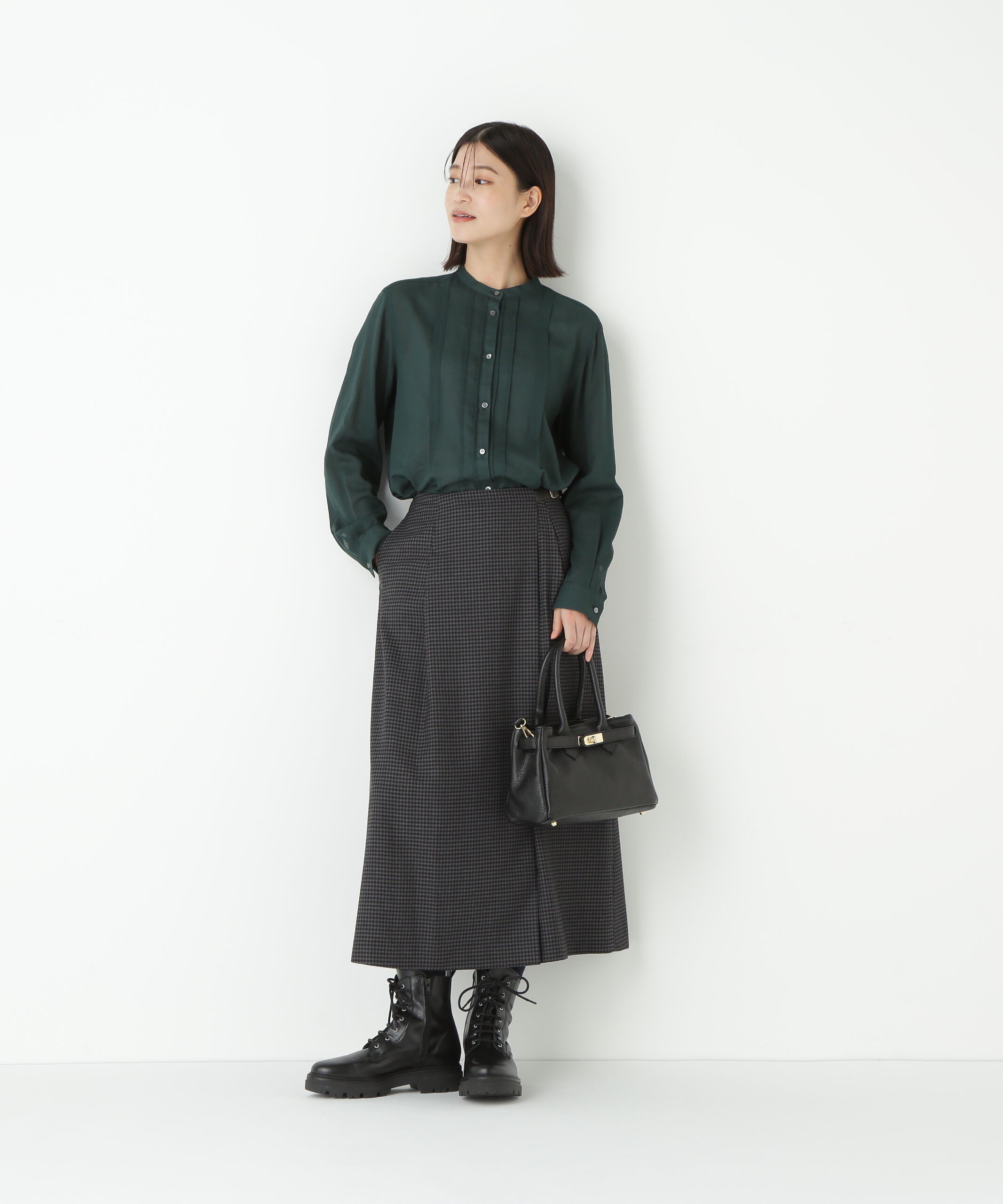  「◆先染めチェックキルト風スカート」|スカート|