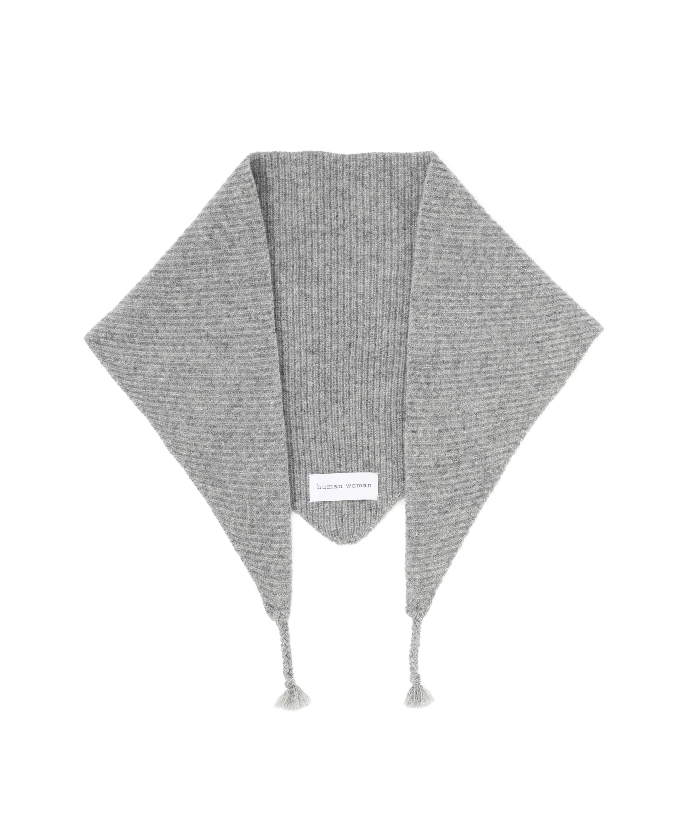  「◆ラムウールトライアングルストール」|バンダナ・スカーフ|