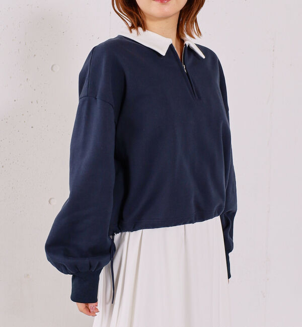 archives「ハーフＺＩＰスウェット&times;キャミワンピースＳＥＴ」|ワンピース|