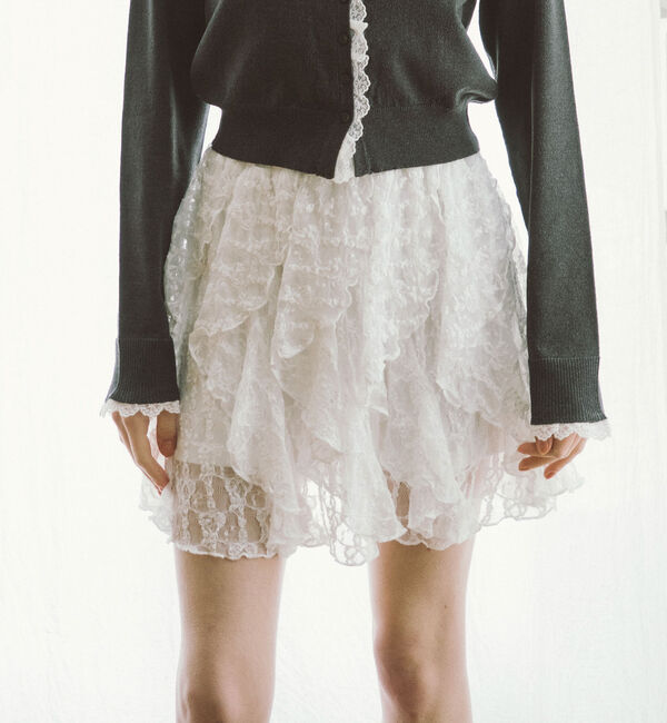 archives「２ｗａｙレースラッフルミニスカート」|スカート|