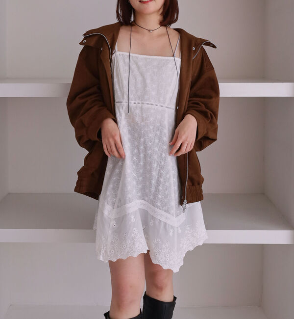 archives「イレヘムスカラップミニキャミワンピース」|ワンピース|